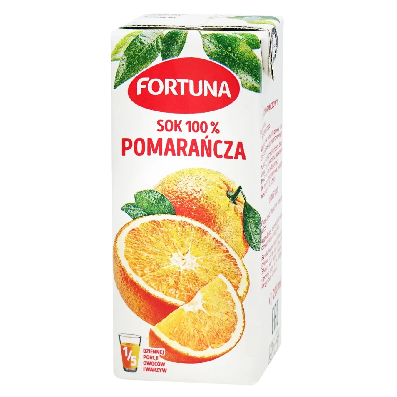Сік Fortuna апельсин 0,2л