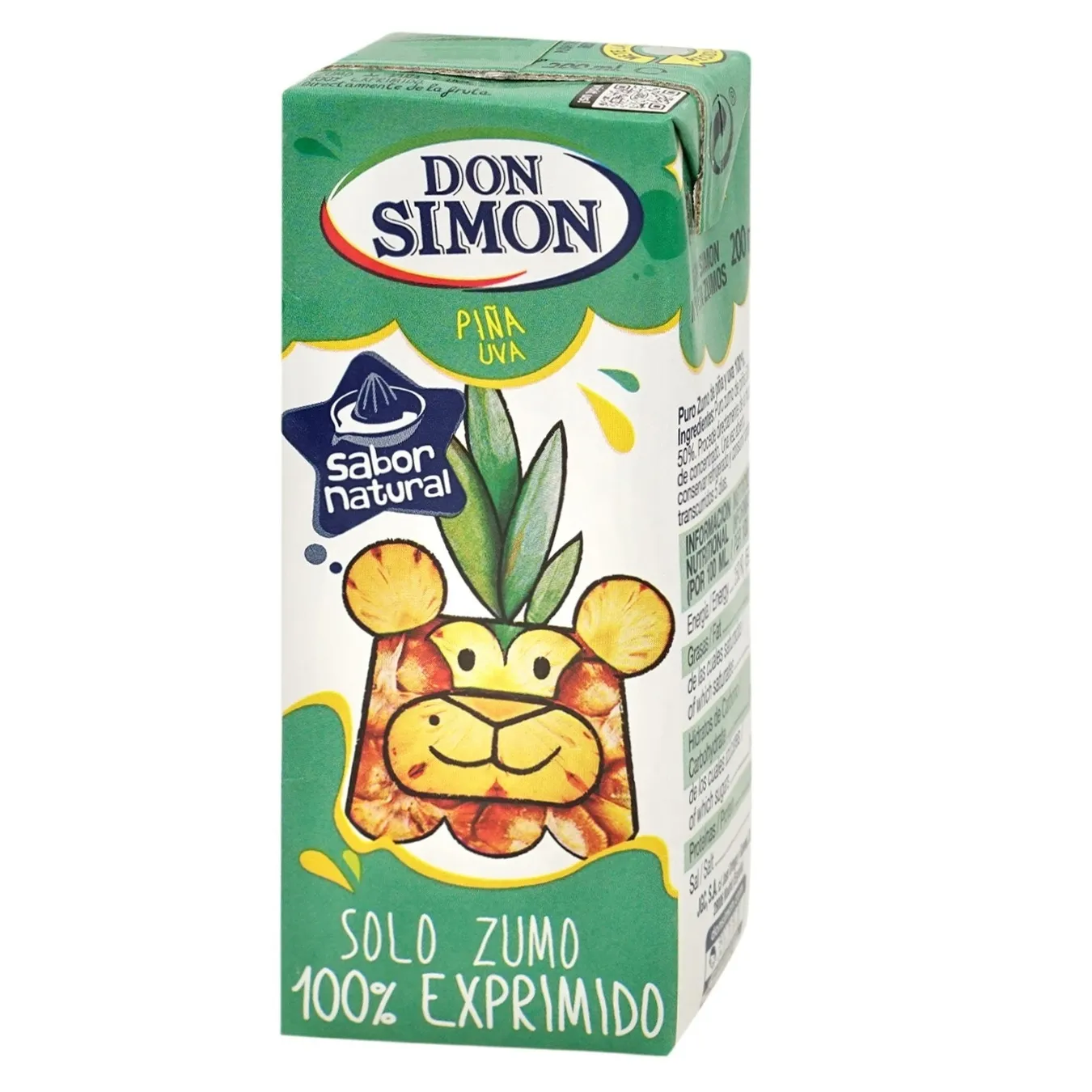 Сок Don Simon ананасово-виноградный 0,2мл