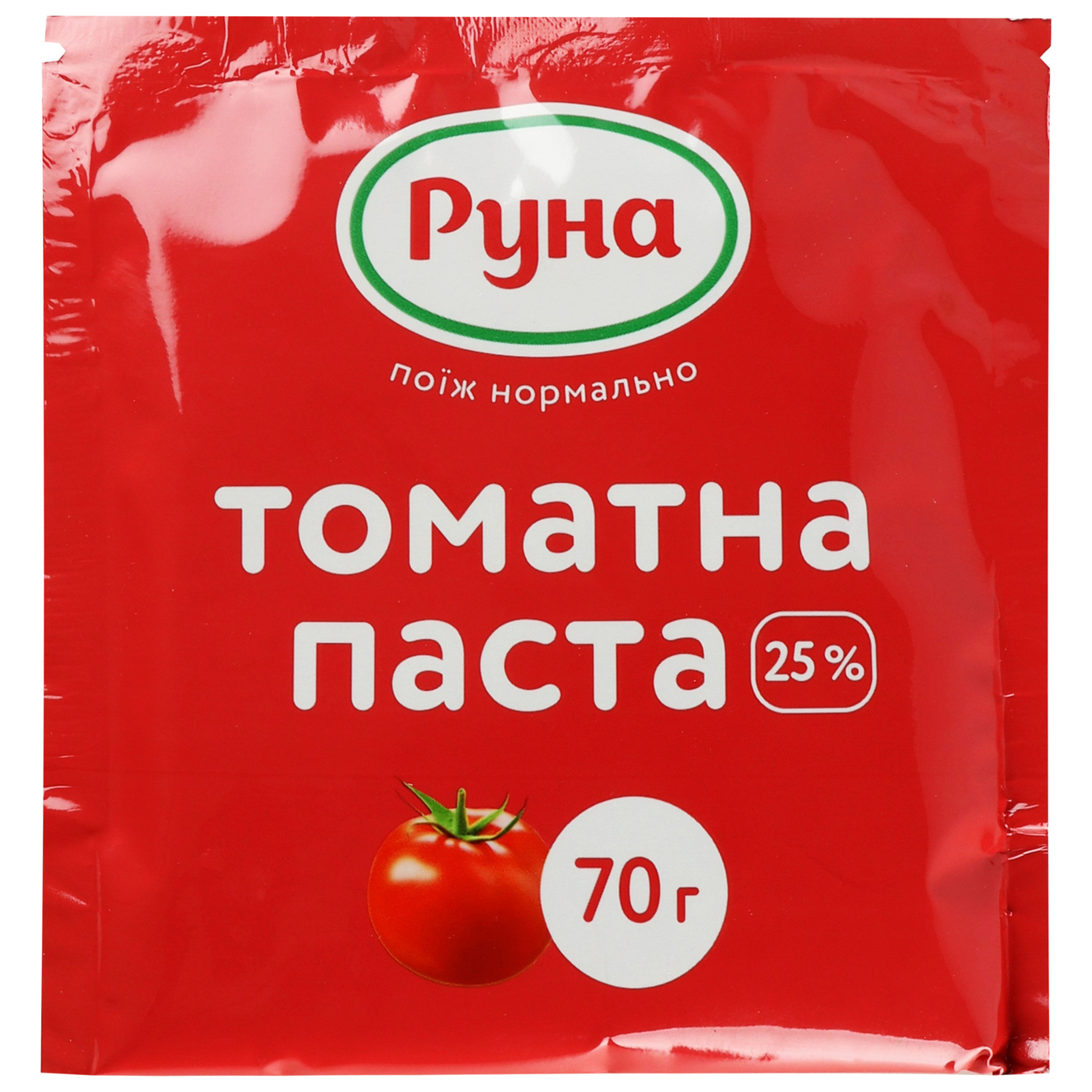 Паста томатна Руна 25% 70г