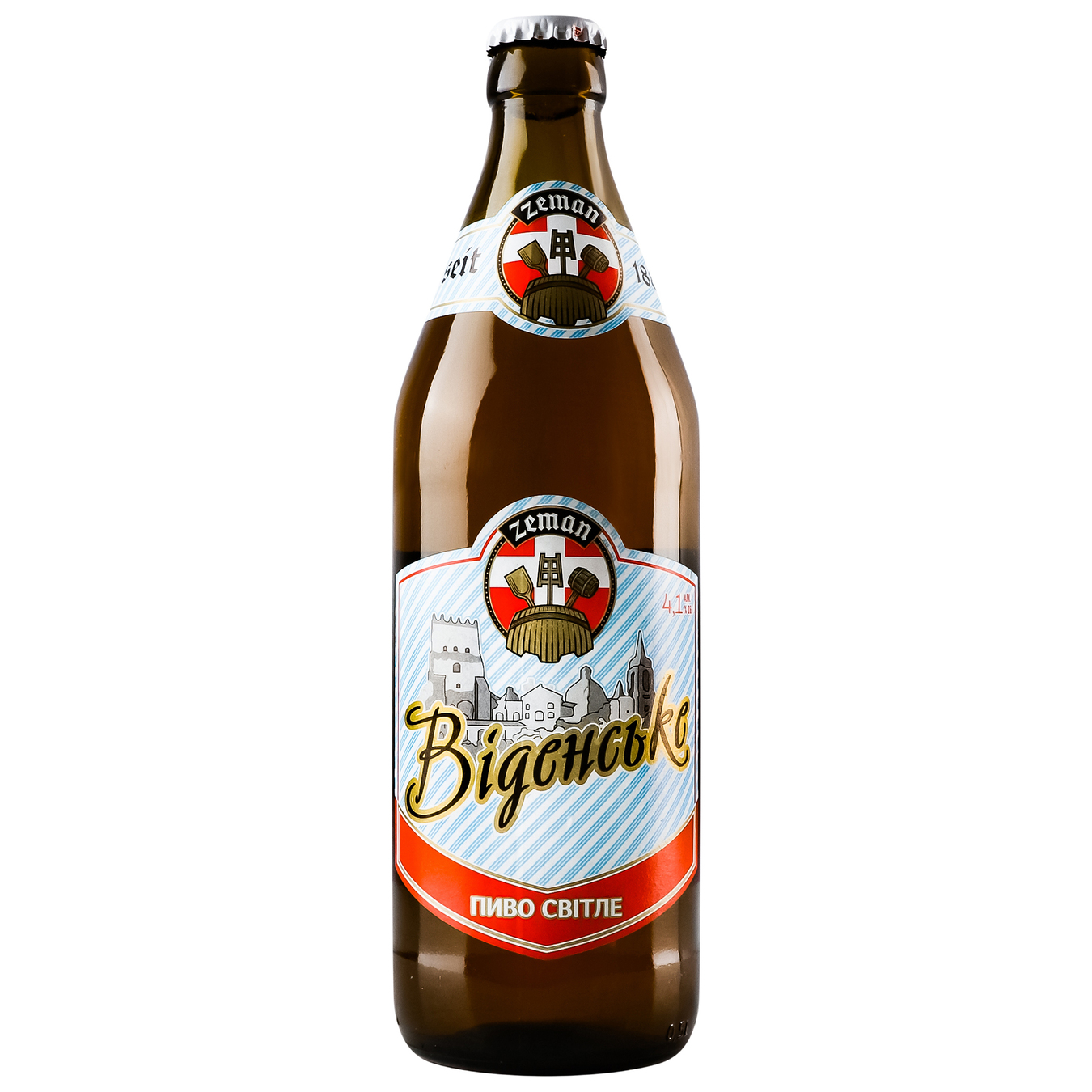Пиво світле Земан Віденське 4,1% 0,5л