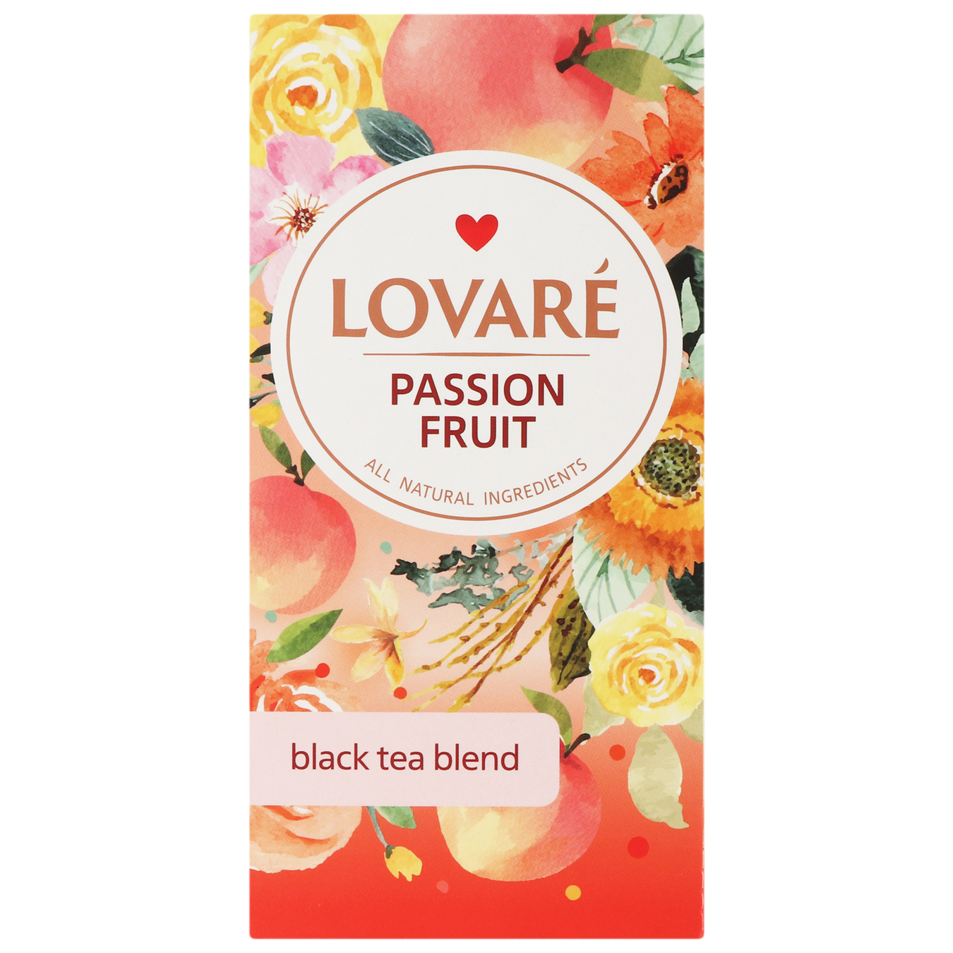 Чай черный Lovare Passion fruit 24шт 2г