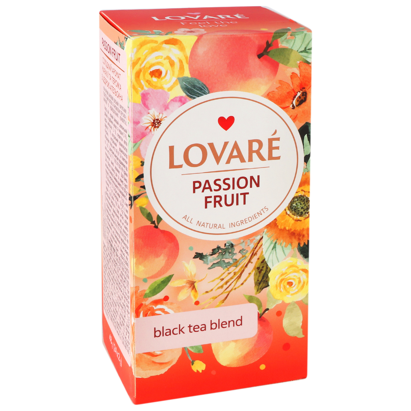 Lovare Passion fruit Black tea 24pcs 2g 5