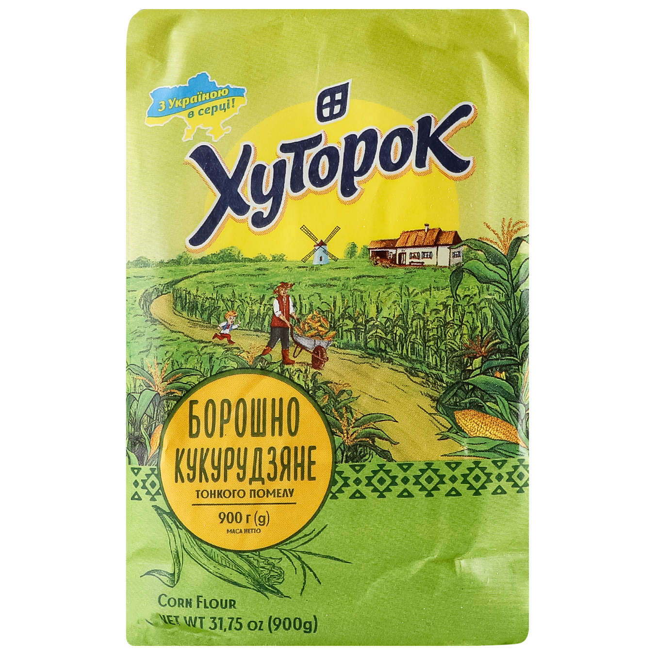 Khutorok corn flour 900g
