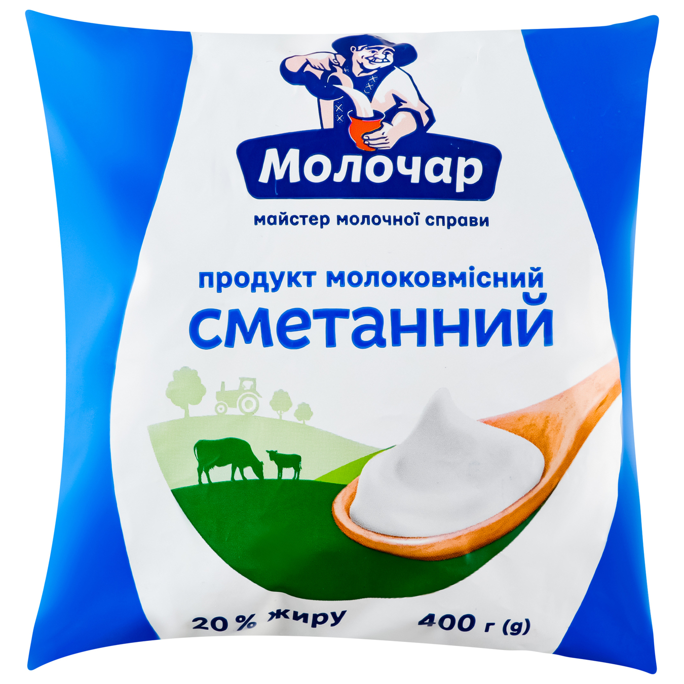 Продукт Молочар молоковмісний сметанний 20% 400г