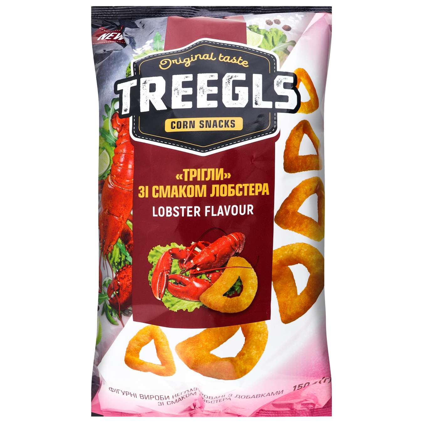 Treegls snacks corn taste of lobster 150g
