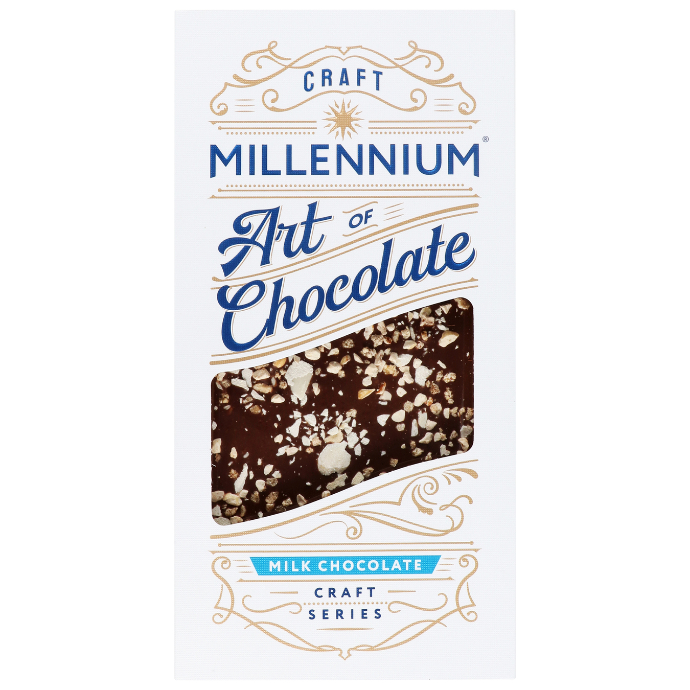Шоколад Millennium Series молочный с фундуком со сладкой и соленой карамелью 100г