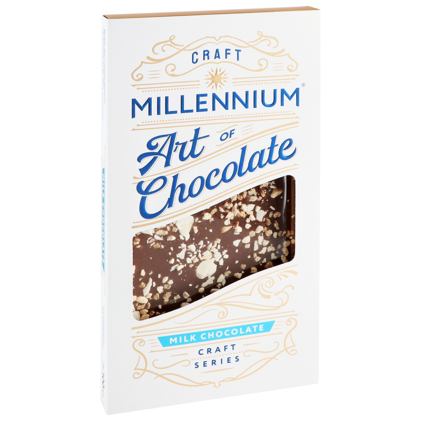 Шоколад Millennium Series молочный с фундуком со сладкой и соленой карамелью 100г 2