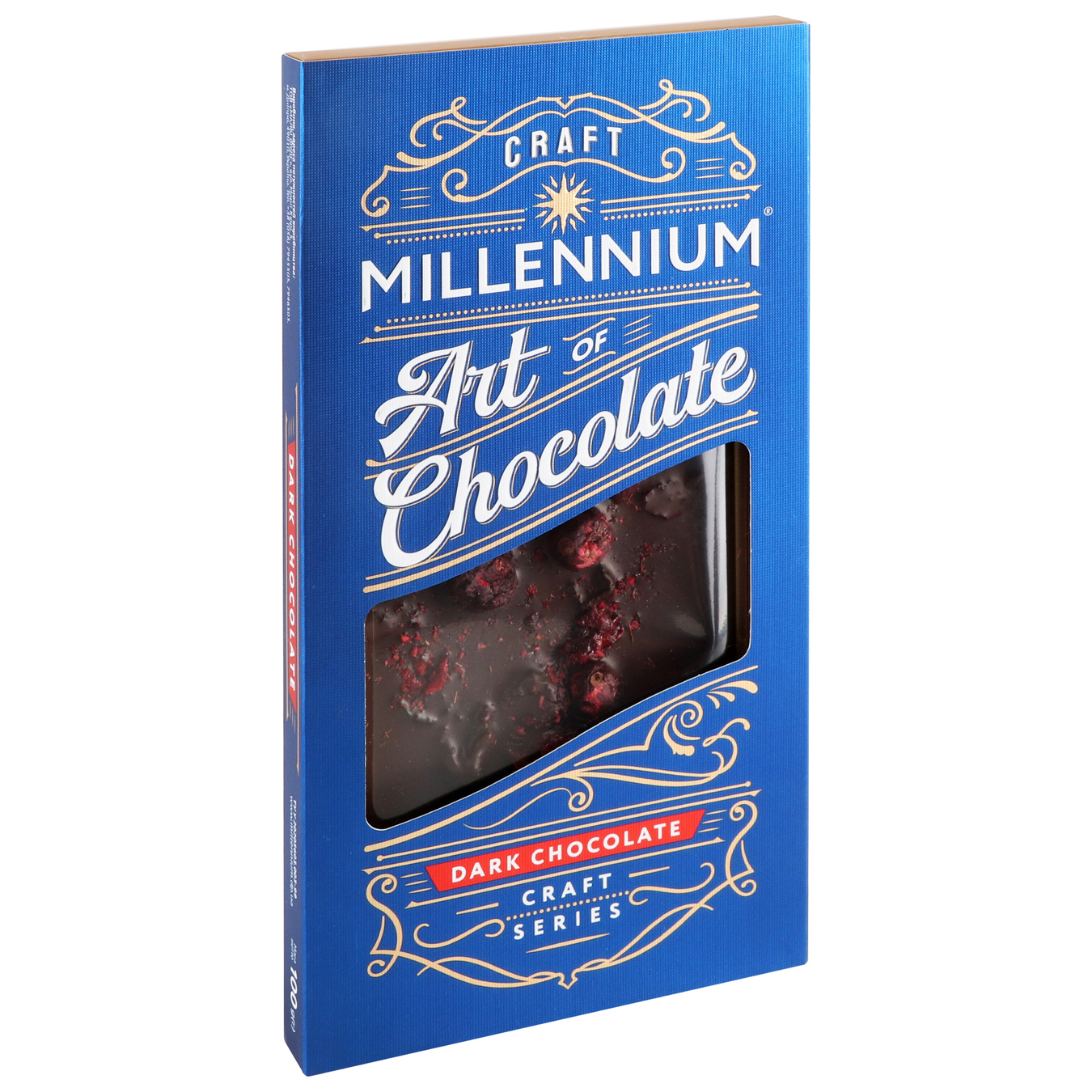 Шоколад Millennium Series черный с вишней, смородиной и клюквой 100г 2
