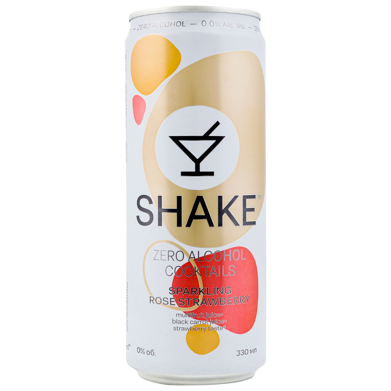 Напій безалкогольний Shake strawberry 0,33л