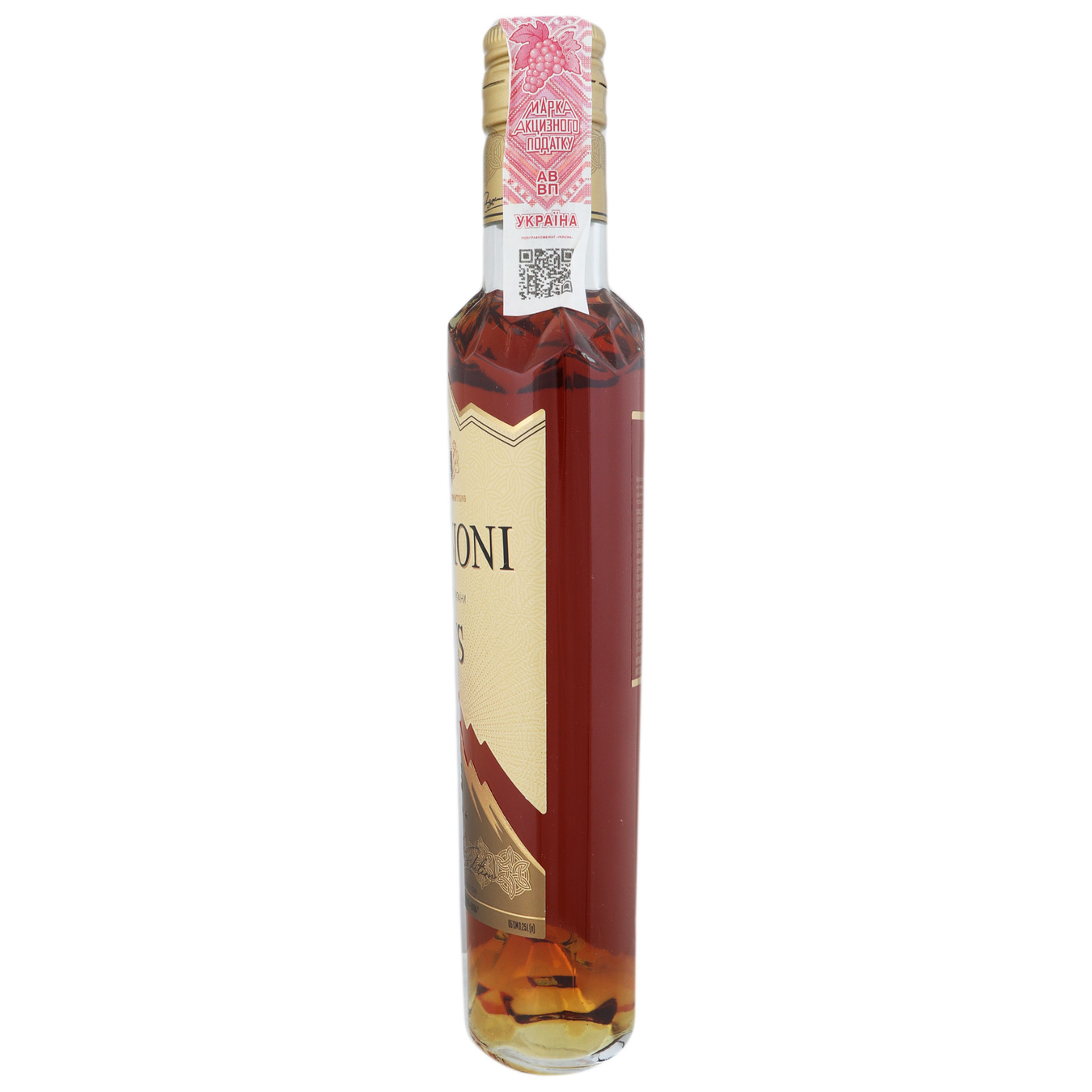 Cognac of Ukraine ordinary Erisioni 3* 40% 0.25 l 4