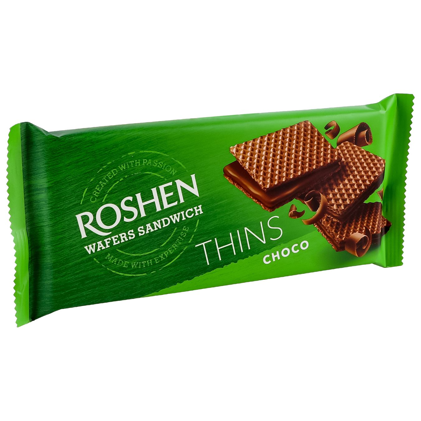 Roshen wafers sandwich thins chocolate 50g 2