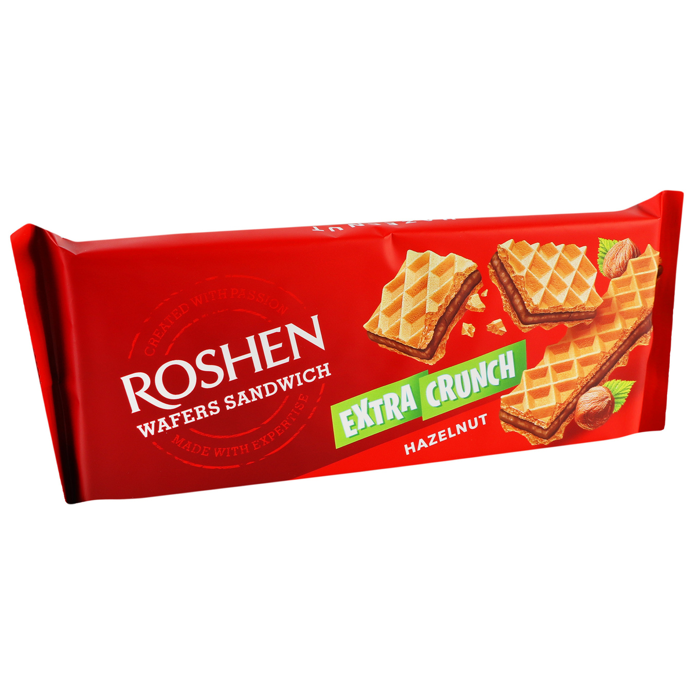Вафлі Roshen wafers sandwich crunch горіх 142г 3