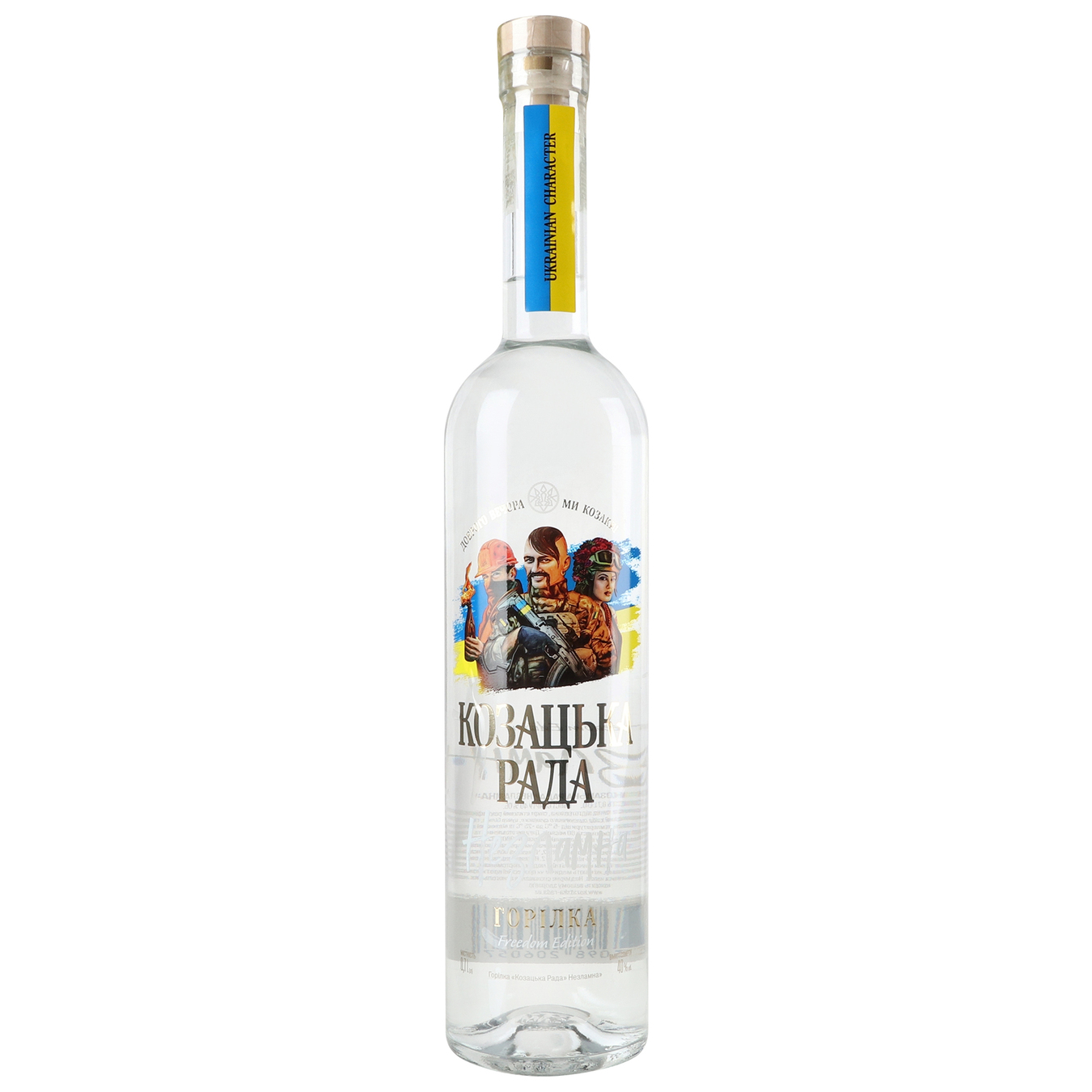 Vodka Kozatska rada Nezlamna 40% 0.7 l
