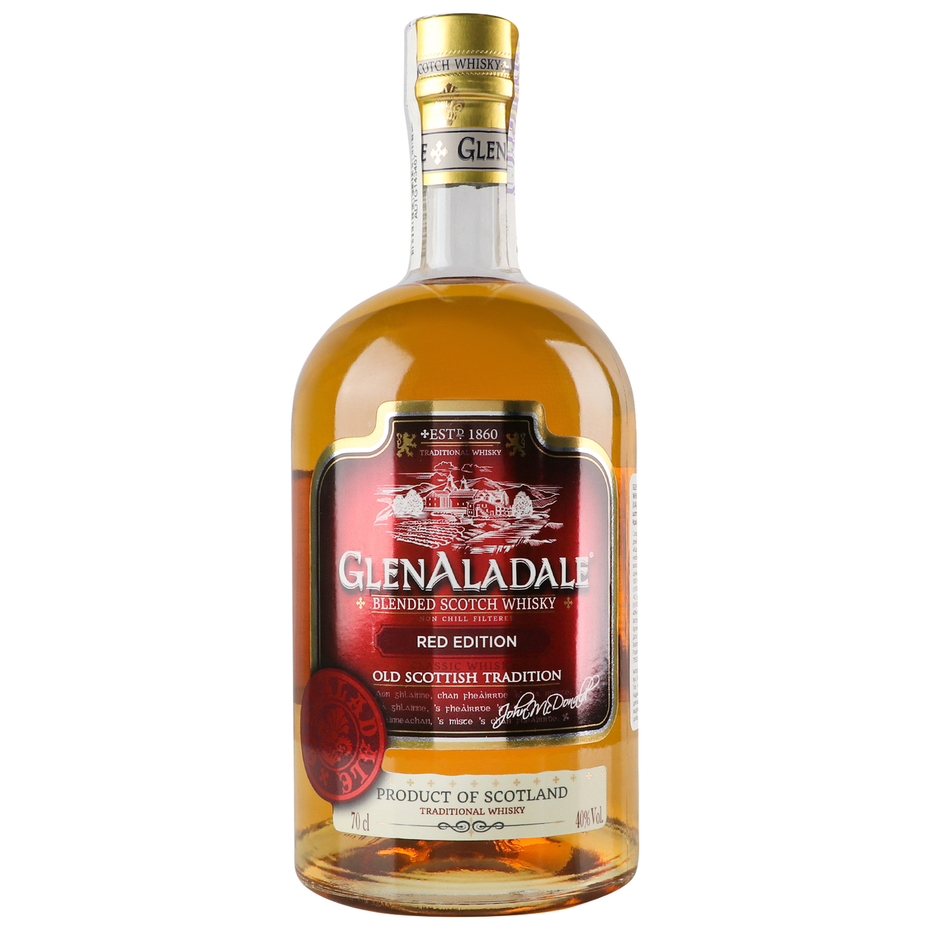 Whiskey GlenAladale Red Edition 40% 0.7l