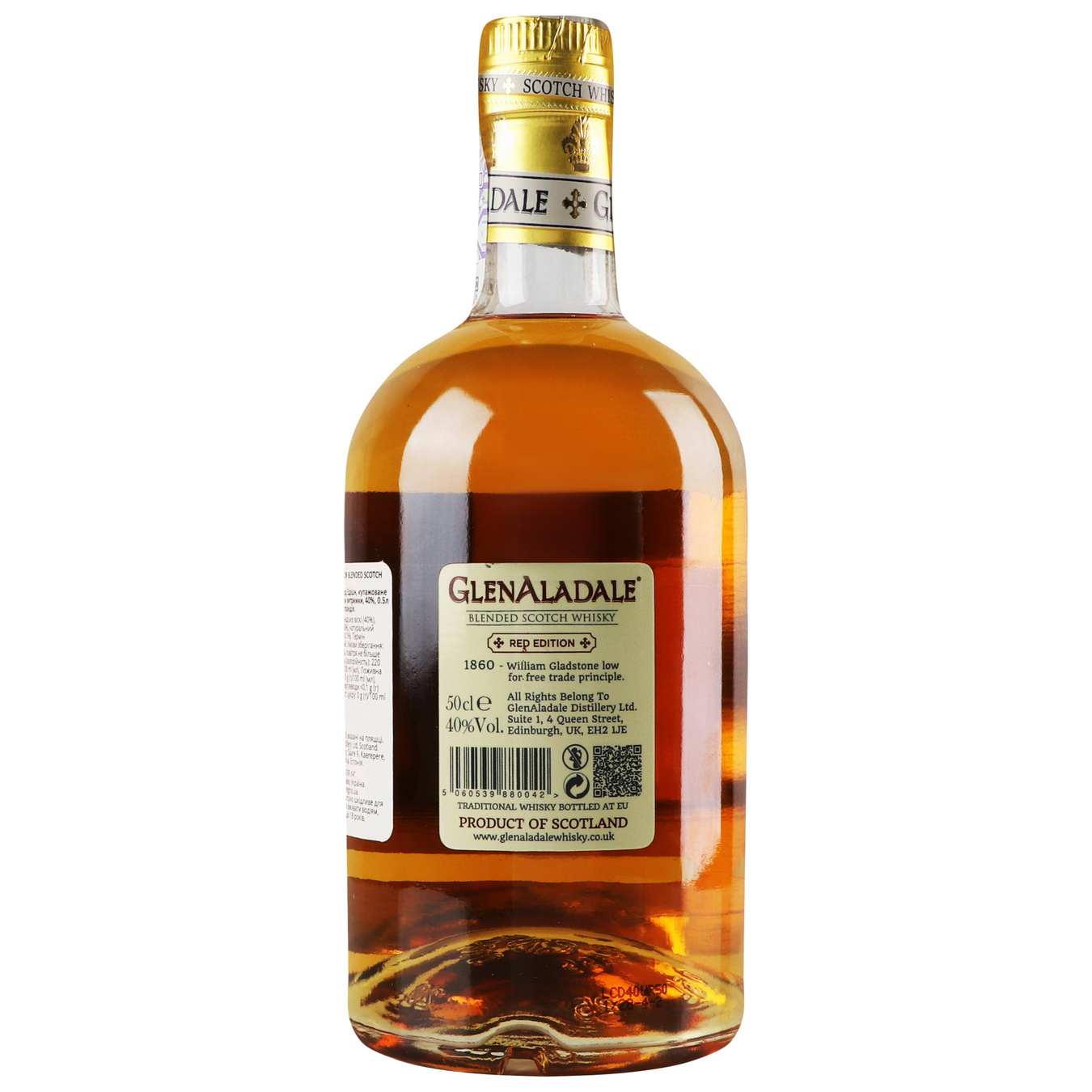 Whiskey GlenAladale Red Edition 40% 0.5l 2