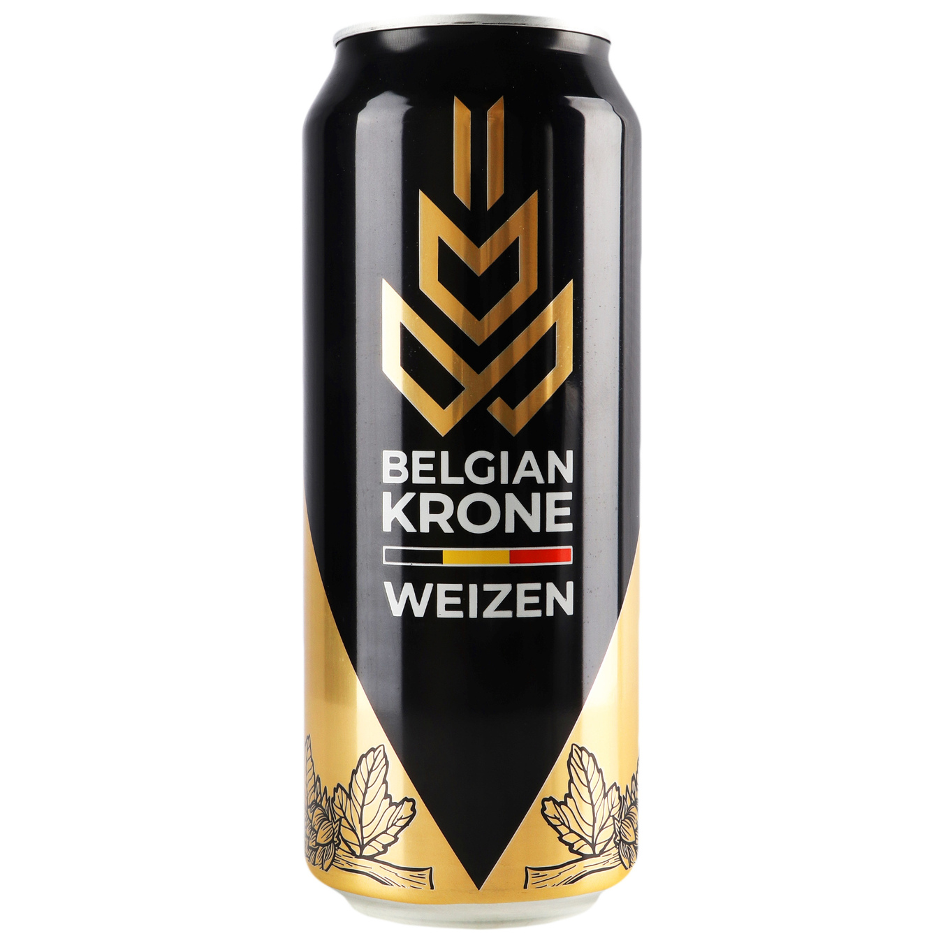 Пиво светлое Belgian Krone Weizen нефильтрованное 5% 0,5л