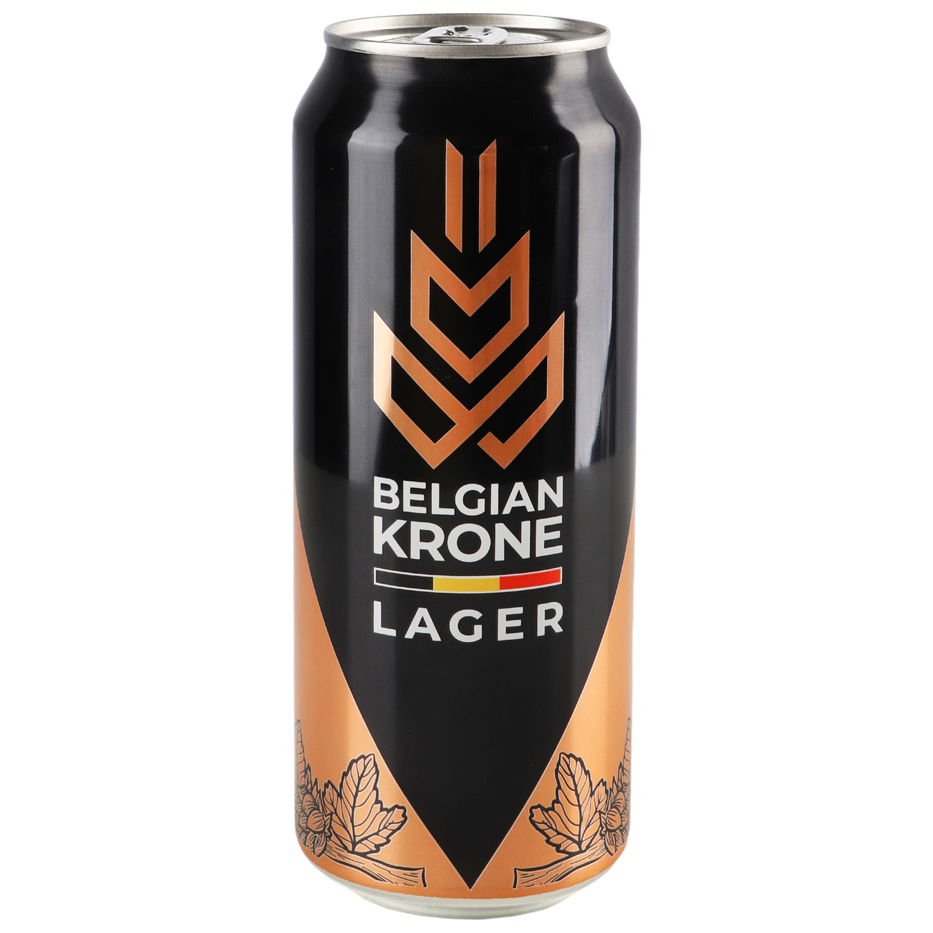 Пиво светлое Belgian Krone Lager 5,4% 0,5л 2