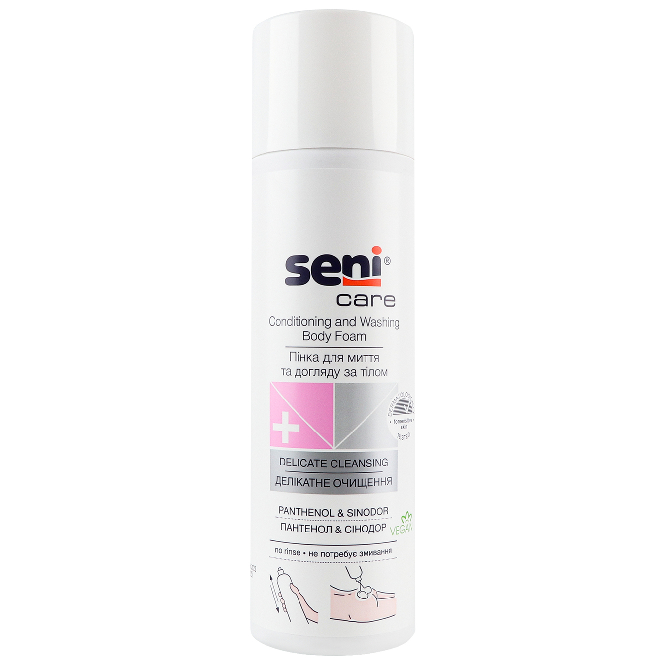SENI CARE foam for washing and body care