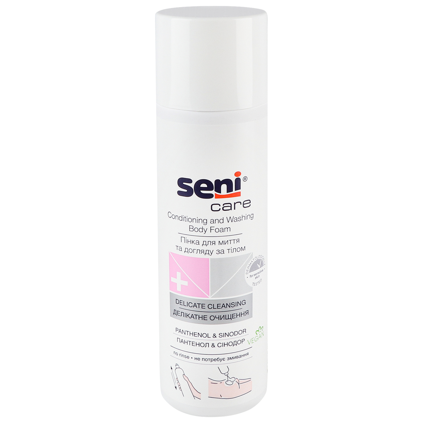 SENI CARE foam for washing and body care 2