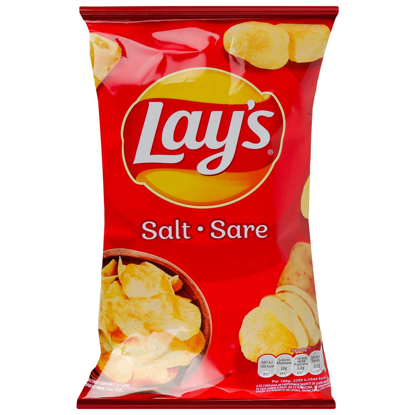 Lay's potato chips with salt 60g