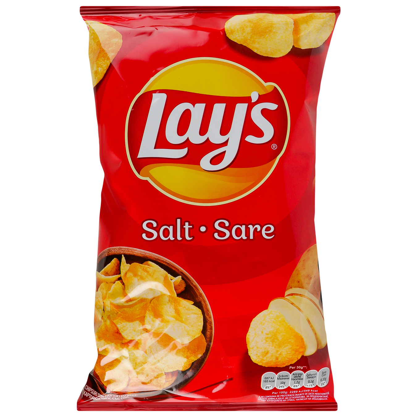Чипсы Lay's картофельные с солью 140г