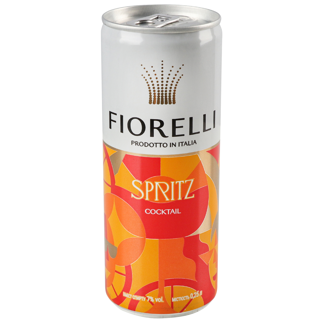 Напій винний Fiorelli Spritz червоний солодкий 7% 0,25л 4