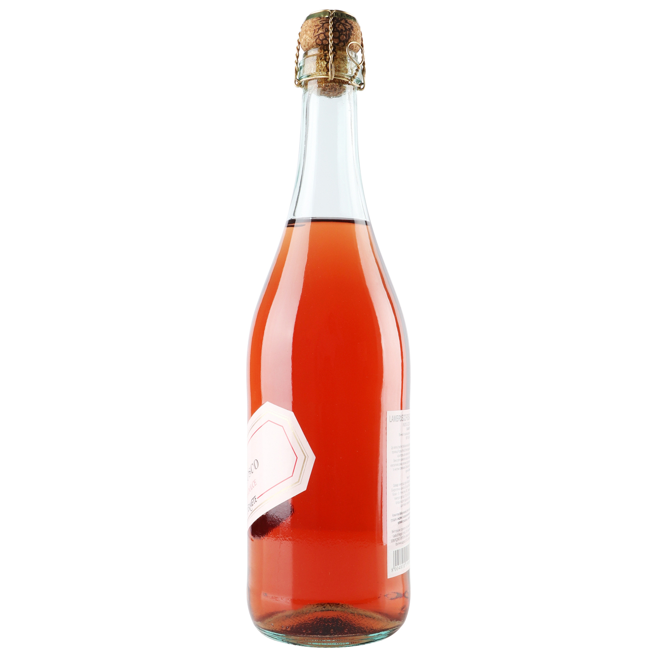 Вино игристое Medici Lambrusco розовое полусладкое 11.5% 0,75л 4