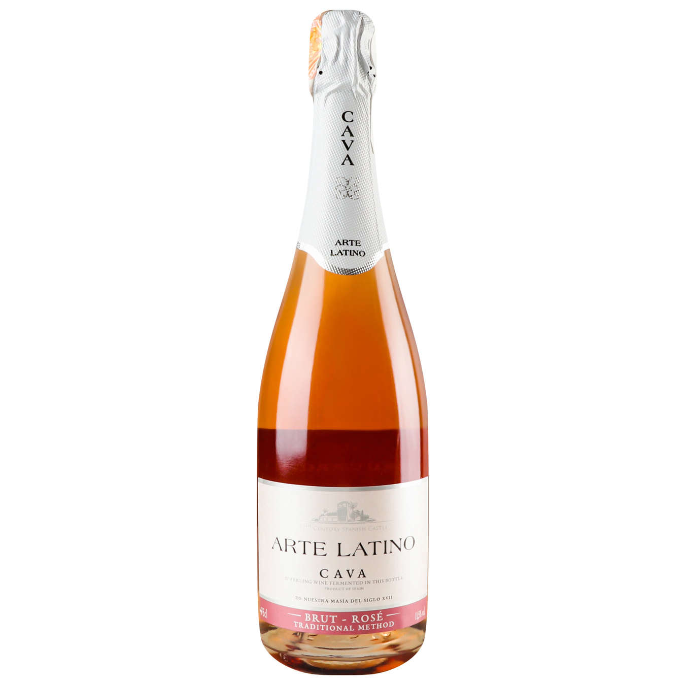 Вино игристое Arte Latino Cava розовое сухое 11.5% 0,75л