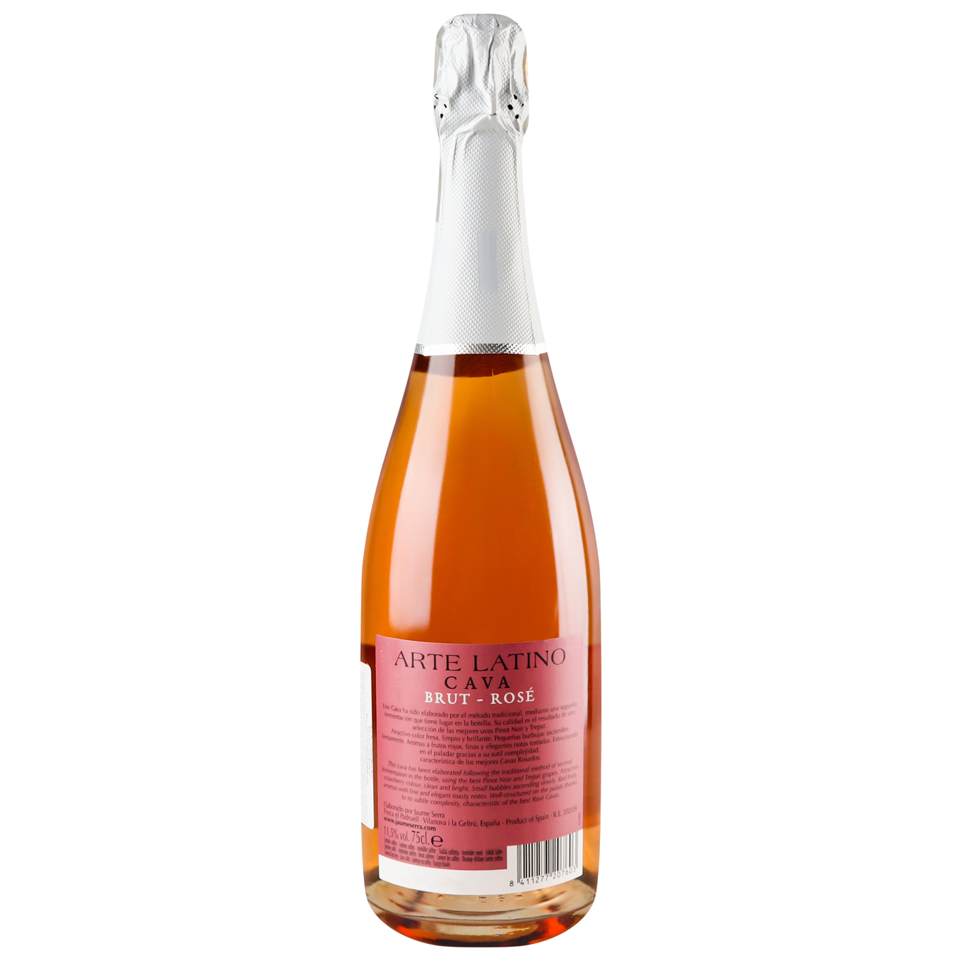 Вино игристое Arte Latino Cava розовое сухое 11.5% 0,75л 4