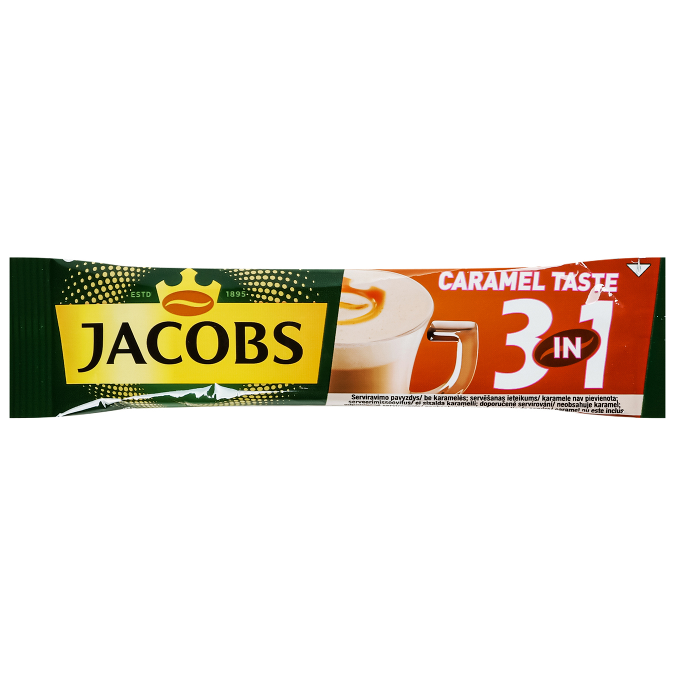 Напиток кофейный Jacobs 3в1 Карамель 10*16.9г