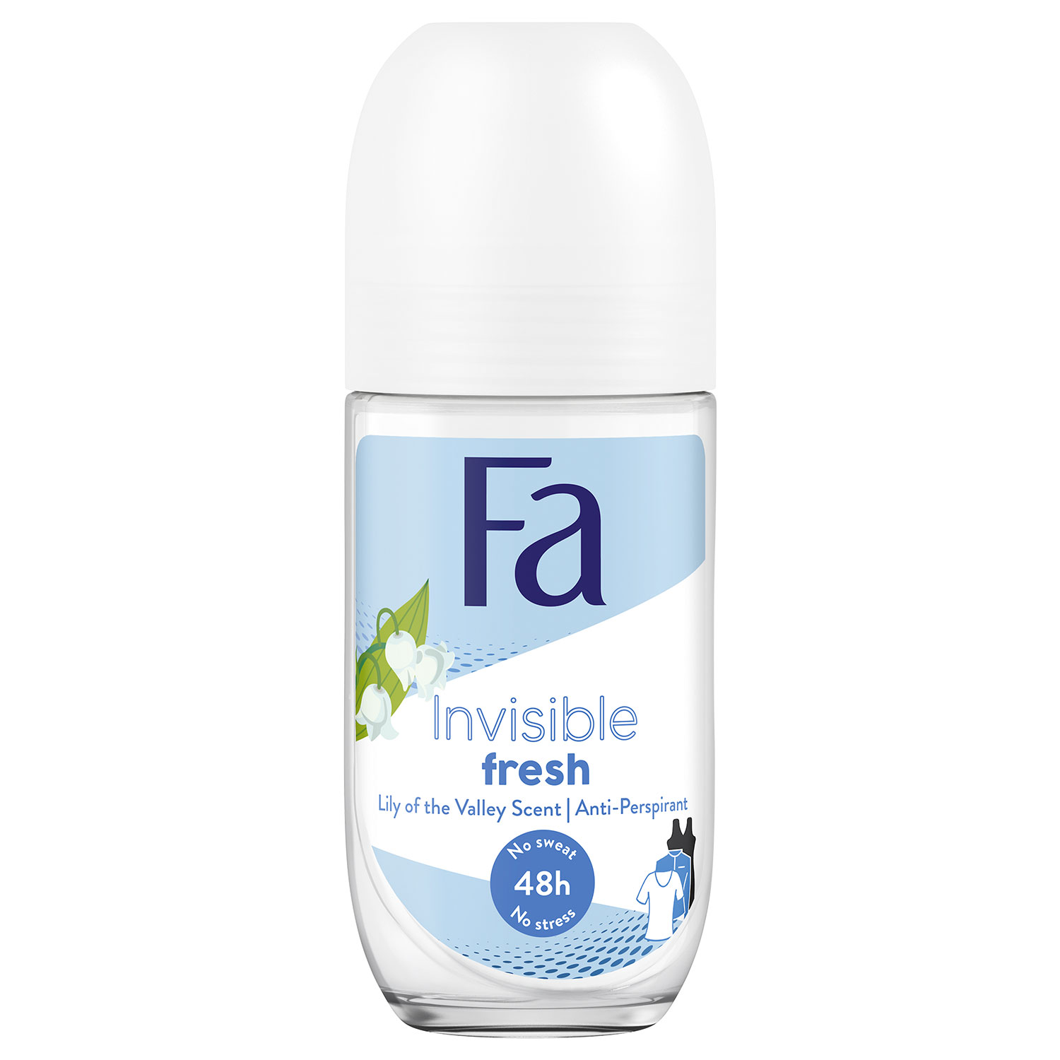Antiperspirant roll-on Fa Invisible Fresh Lily of the valley aroma 50ml