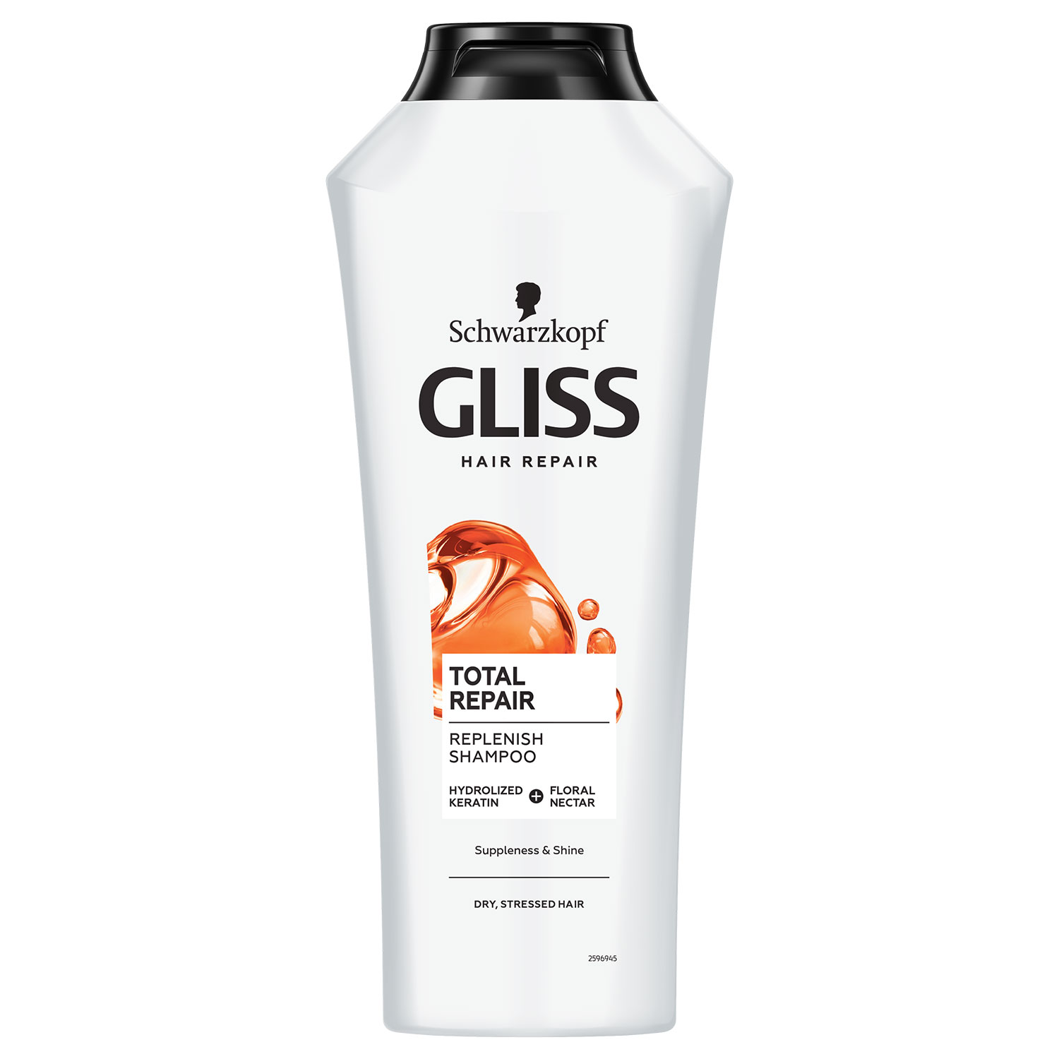 Шампунь GLISS Total Repair для сухих и поврежденных волос, 400 мл