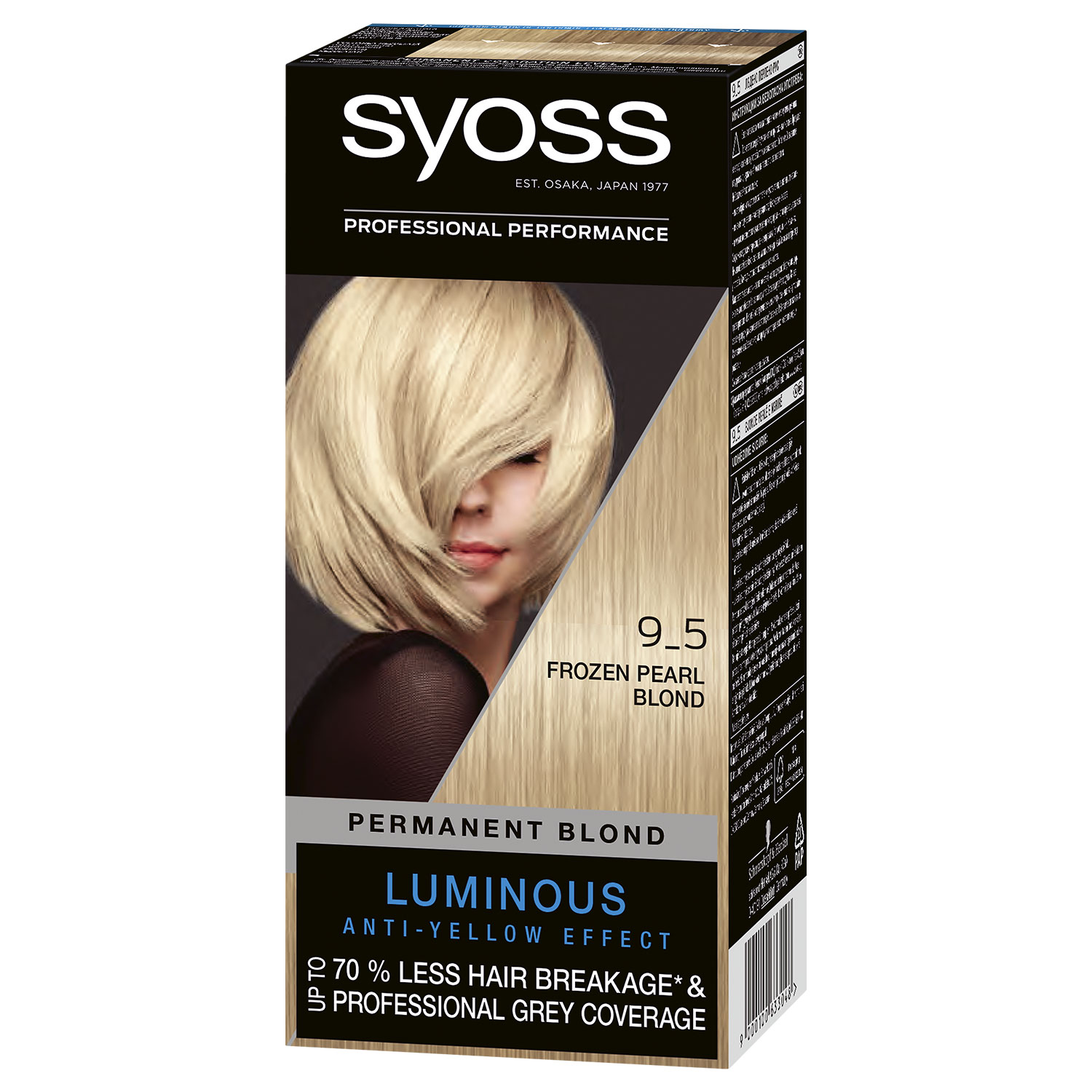 Стійка крем-фарба для волосся SYOSS 9-5 Перловий блонд 115 мл