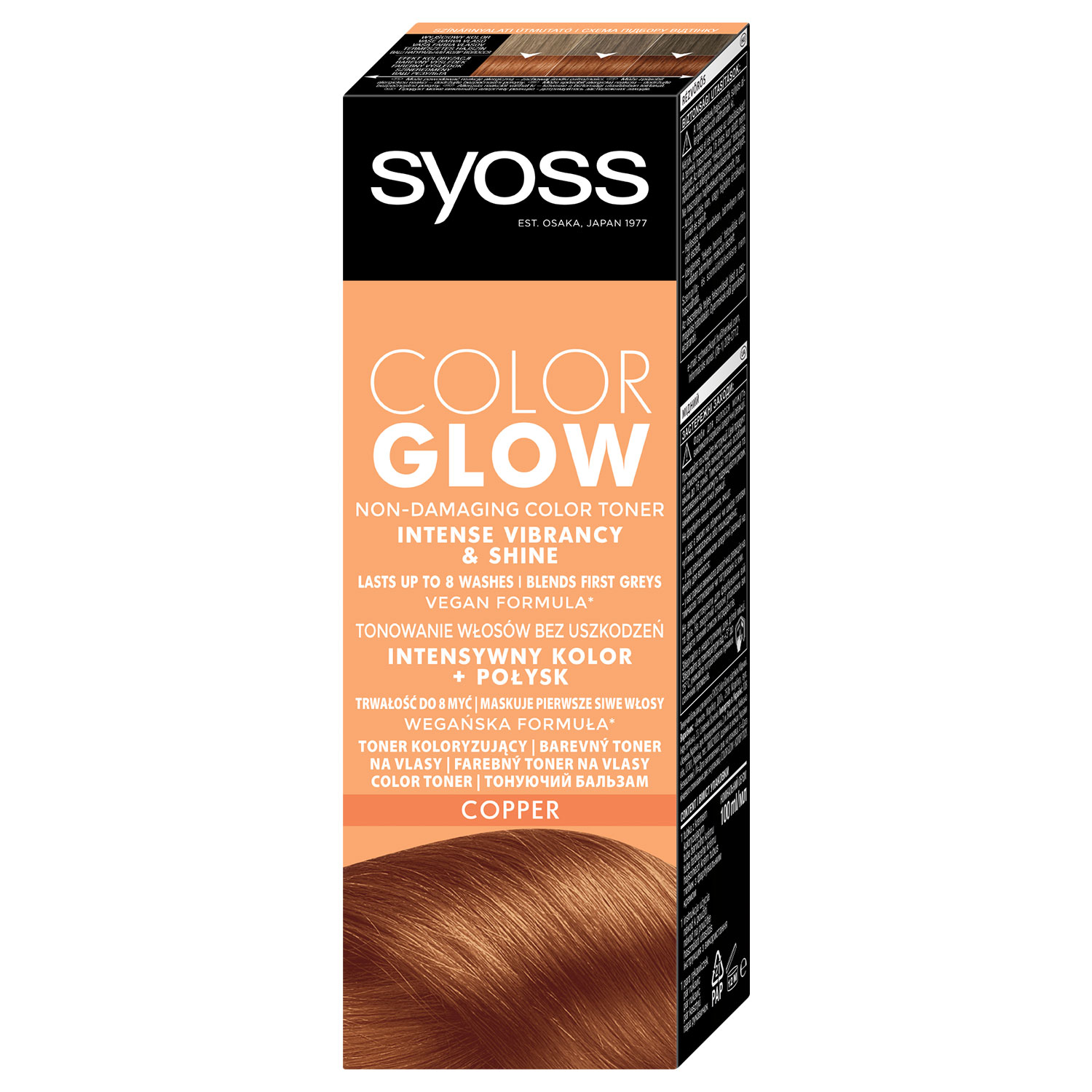 Balm SYOSS Color Glow Copper without ammonia for hair tinting 150ml