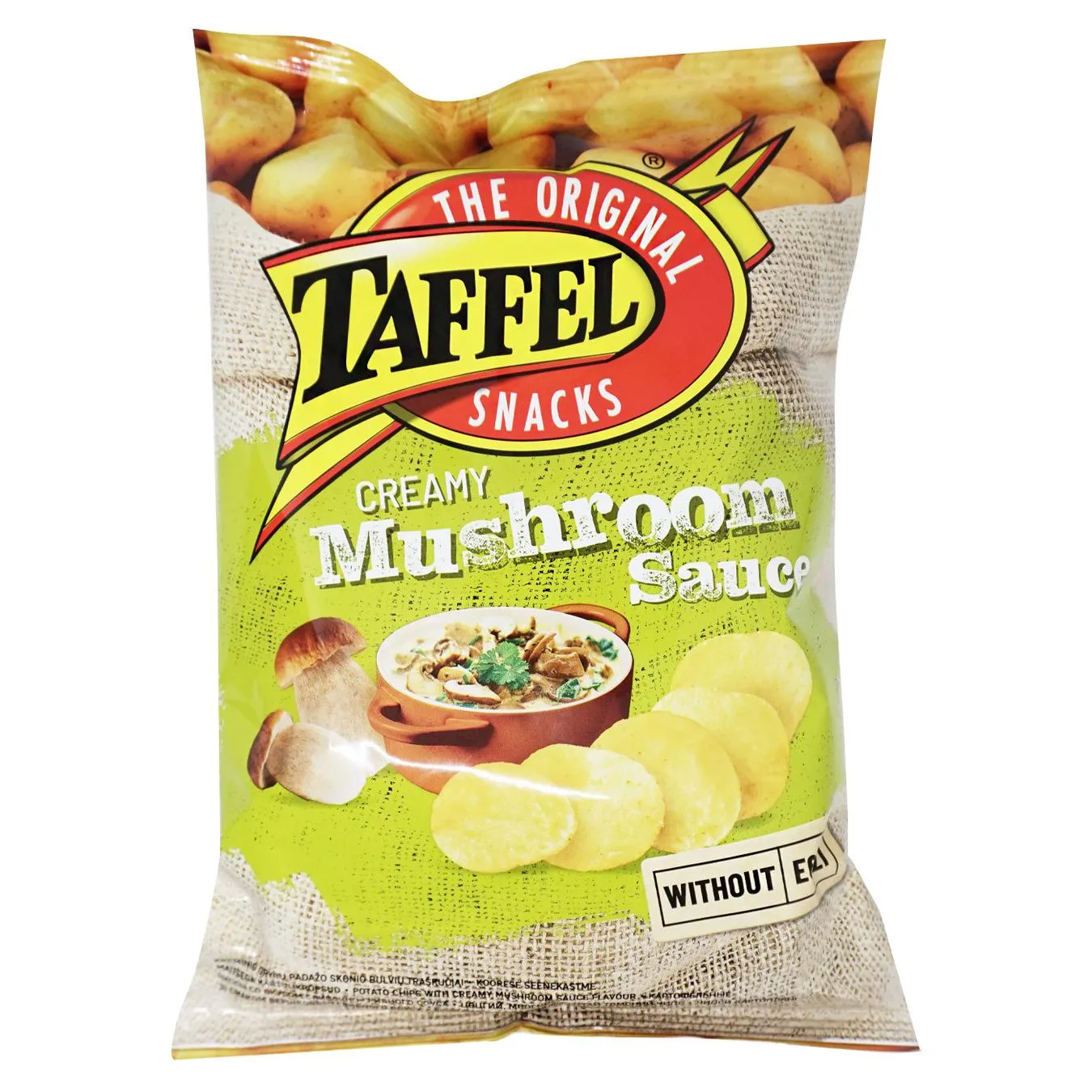 Taffel potato chips with creamy mushroom sauce flavor 130g