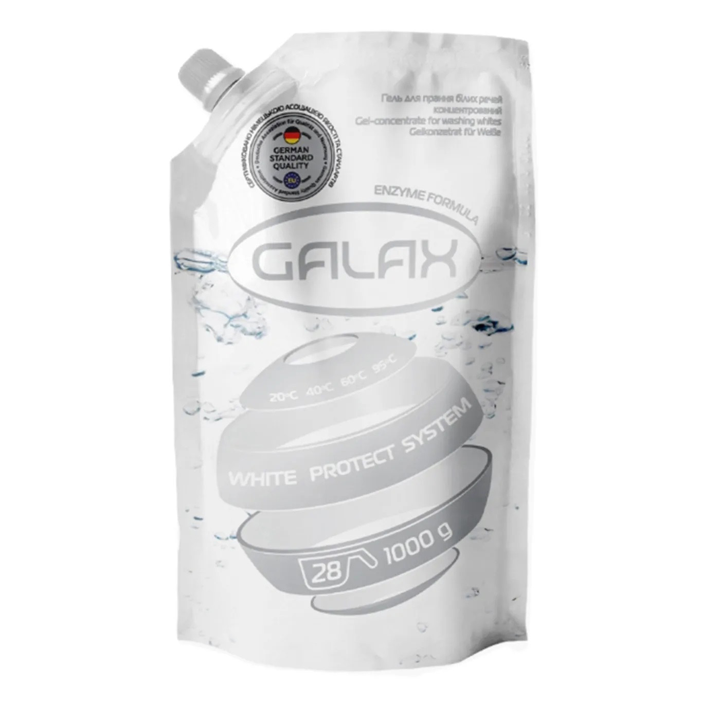 Gel for washing Galax white clothes 1 liter