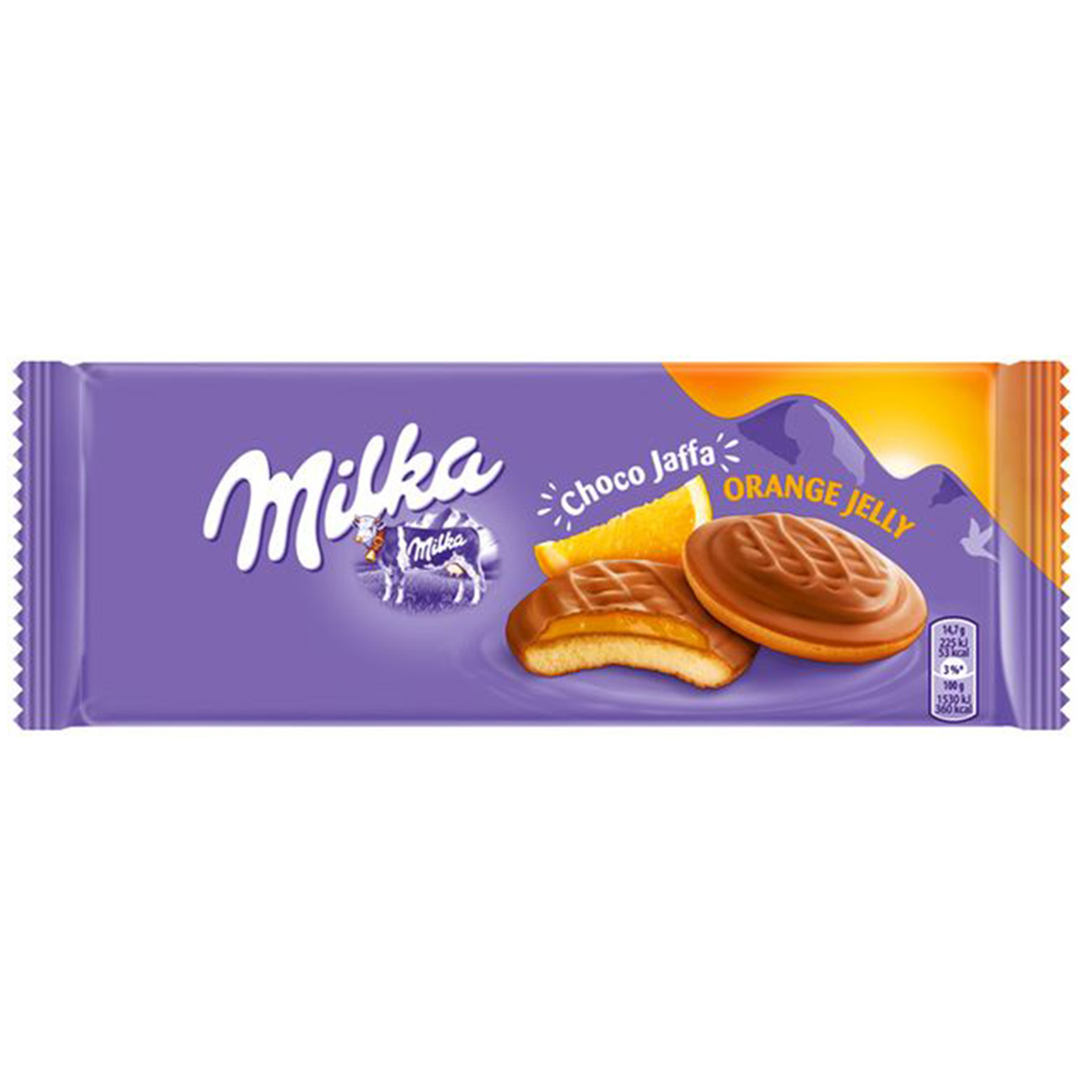 Печиво Choco Jaffa Orange Milka 147г