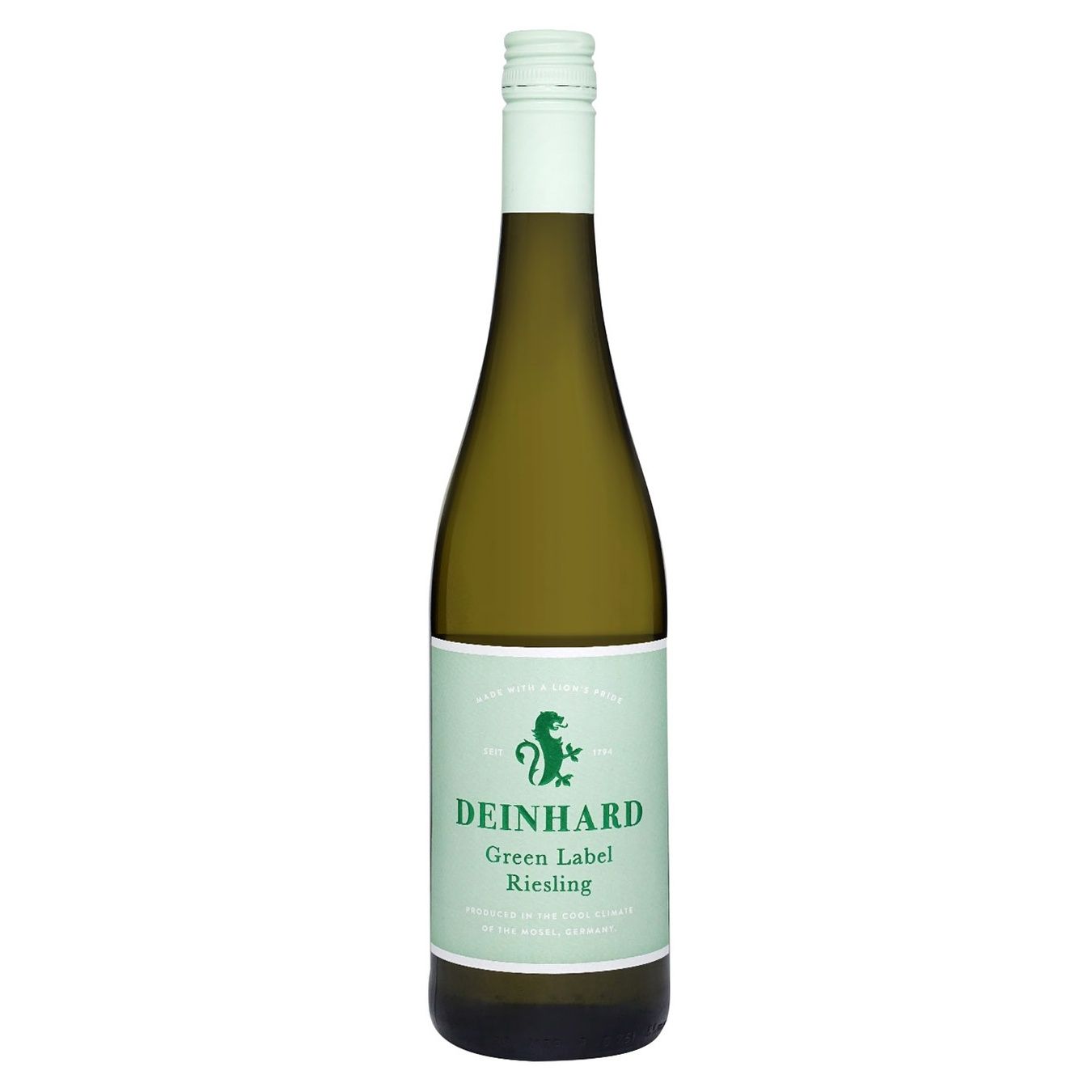 Deinhard Green Label Riesling Mosel white semi-sweet wine 10% 0.75 l