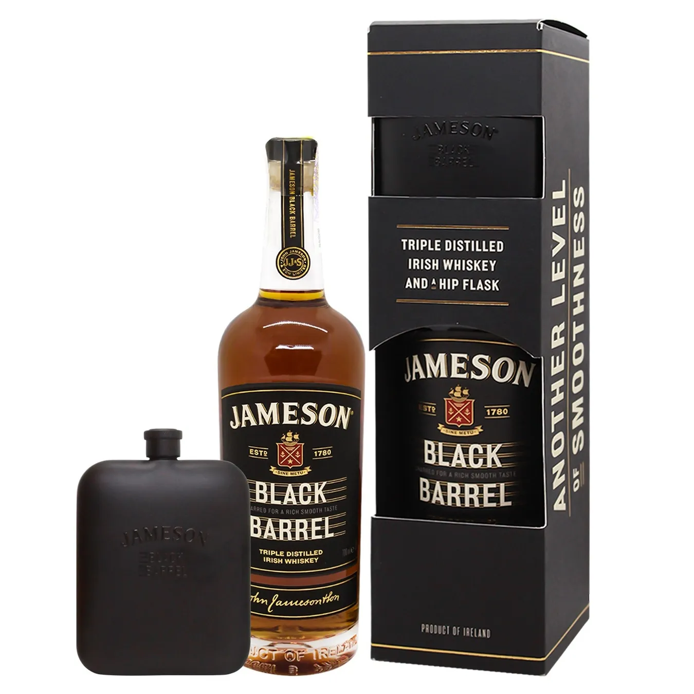 Whiskey Jameson Black Barrel 40% 0.7 l + flask