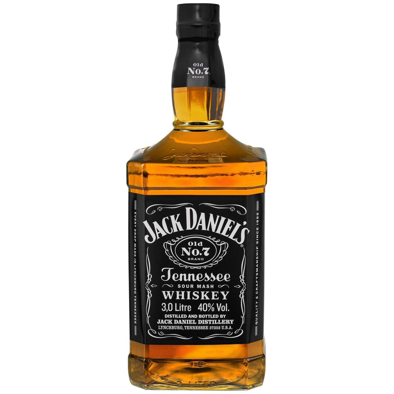 Jack Daniel`s Old No. 7 Whiskey 40% 3l 2