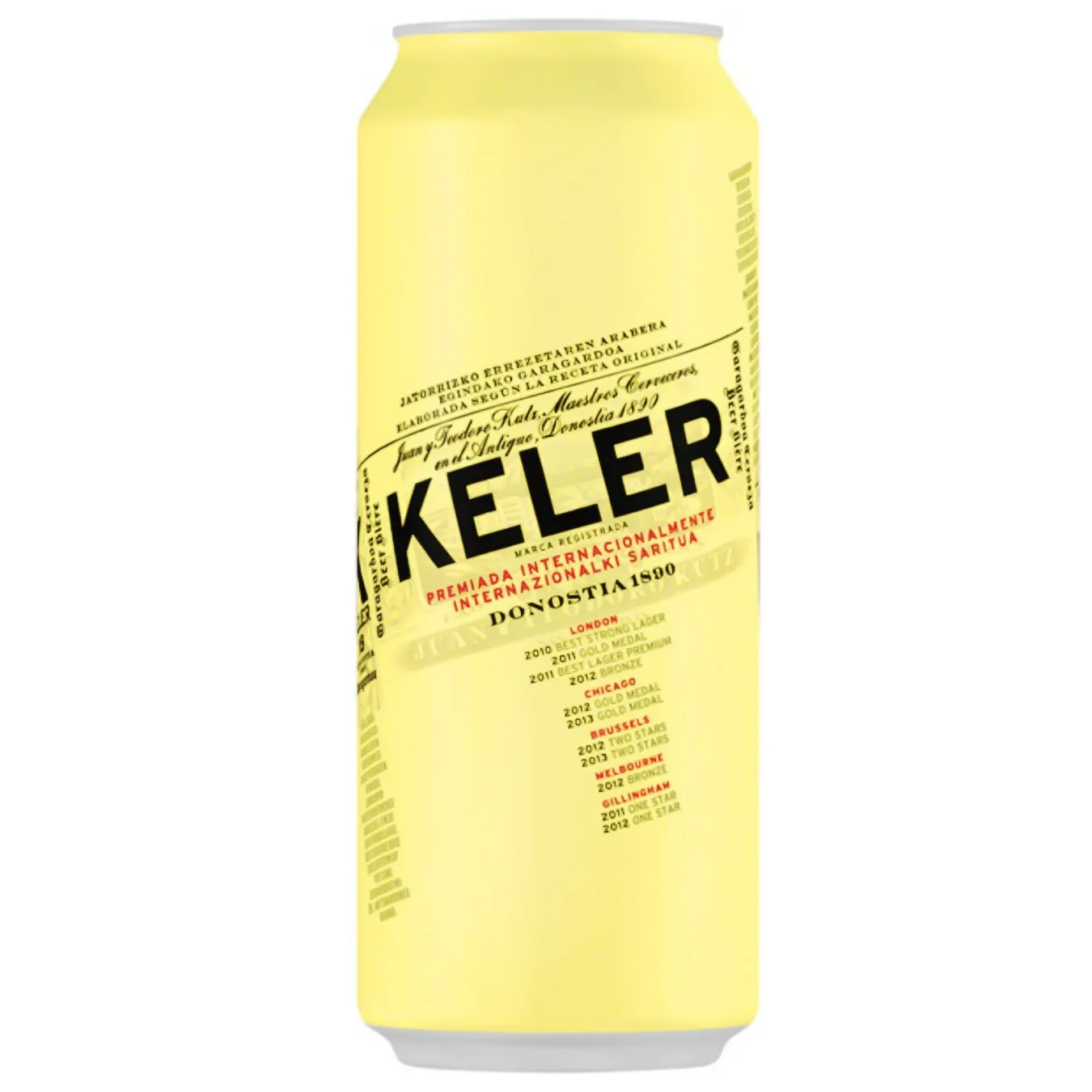 Пиво светлое Keler Lager 6,2% 0,5л