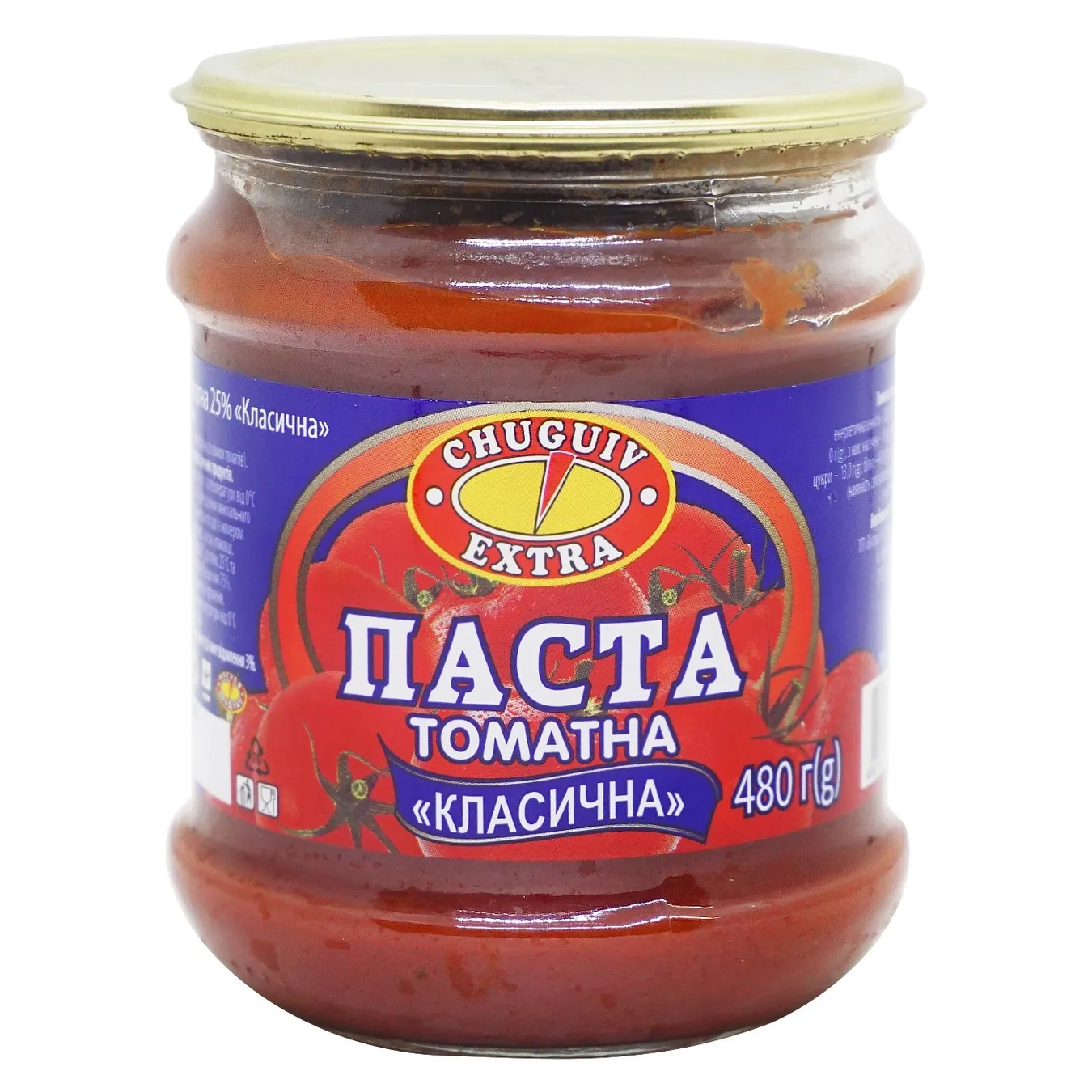Паста томатна Чугуєв Класична 25% 480г