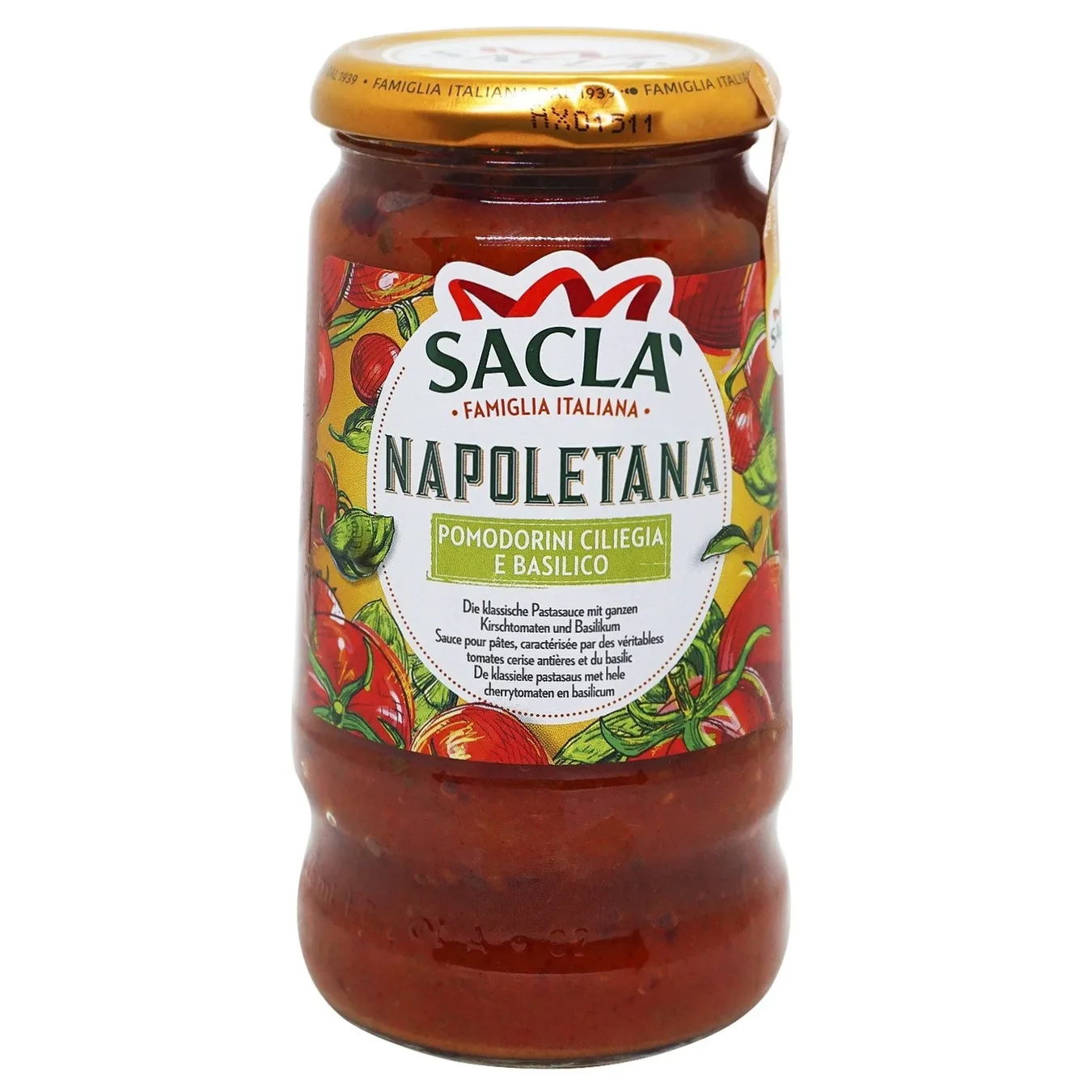 Sacla tomato and basil sauce 350g