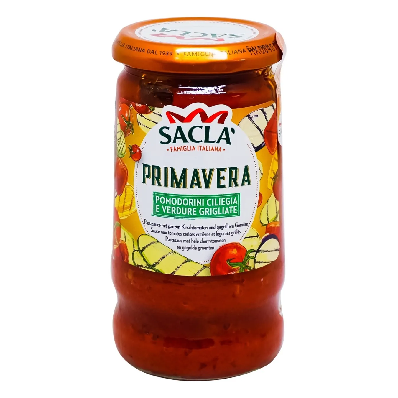 Sacla Sauce tomatoes and baked vegetables 350g