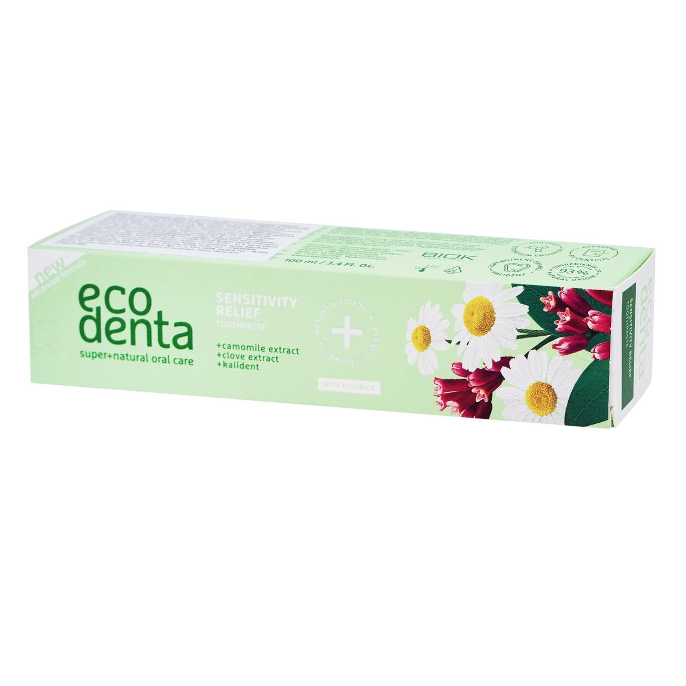 Ecodenta Kalident Toothpaste for sensitive teeth with chamomile and carnation extracts 100ml