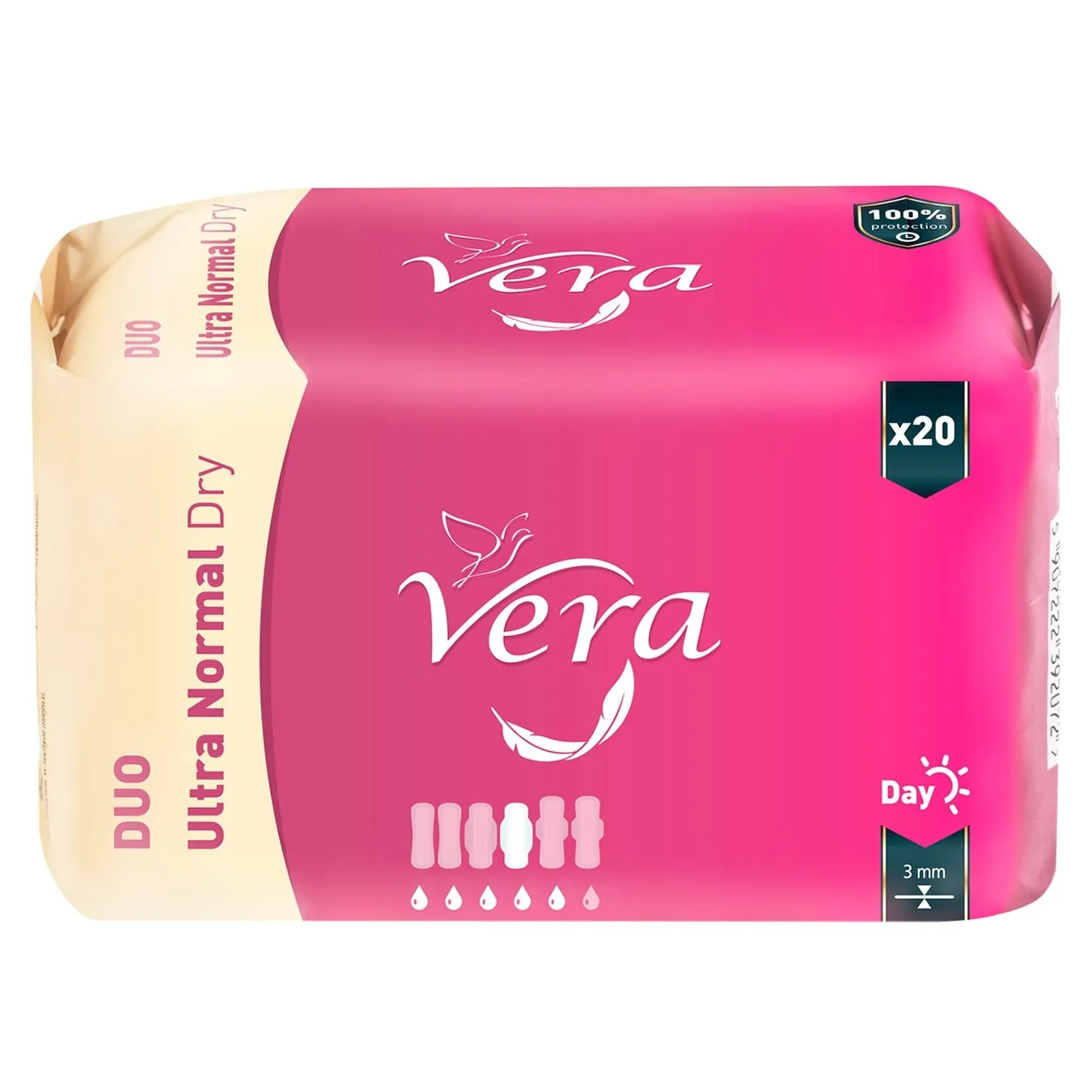 Pads Vera Duo Ultra Normal Dry Hygienical 20pcs