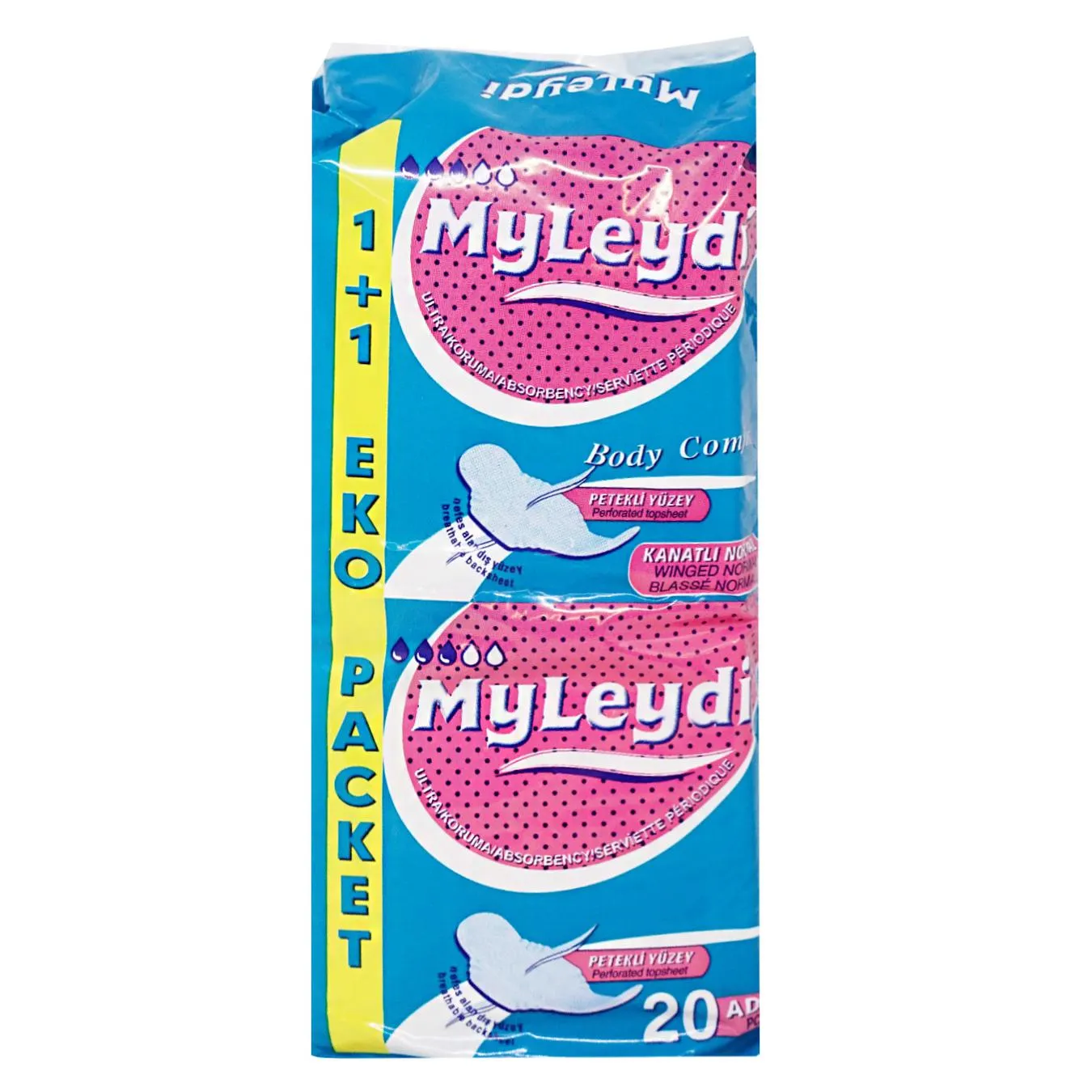 Hygienic pads My leydi normal eco 20 pcs