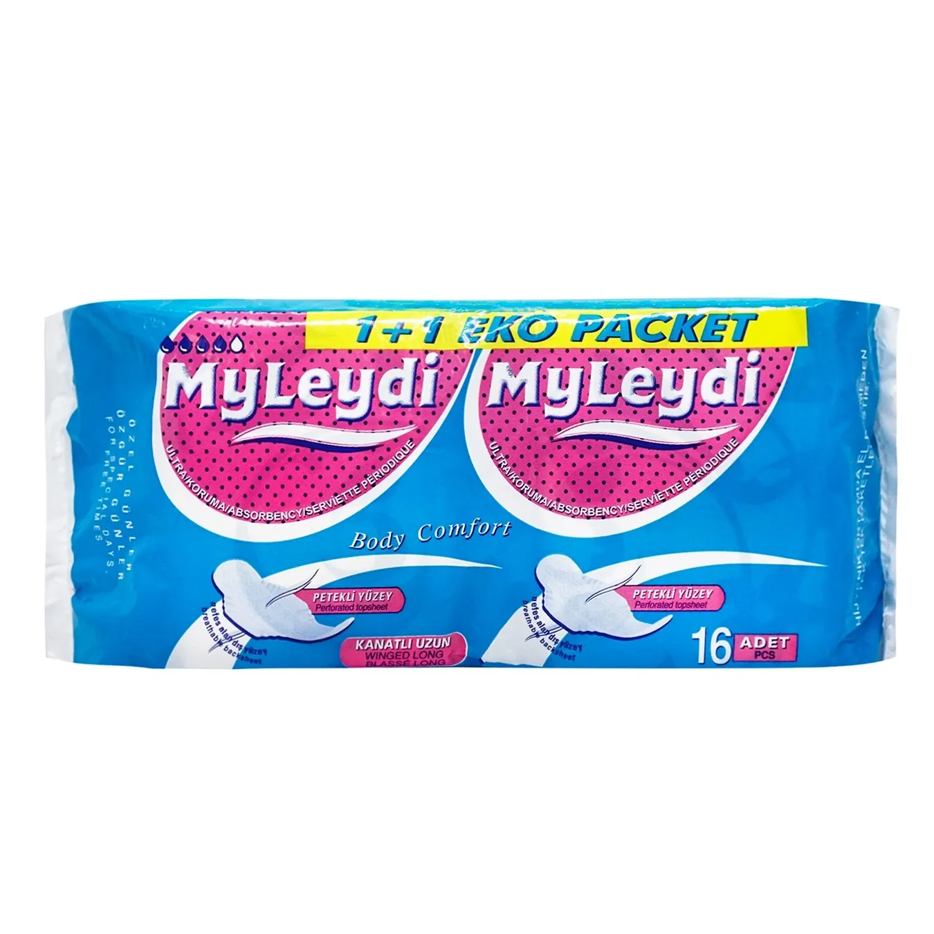 Hygienic pads My leydi long eco 16 pcs