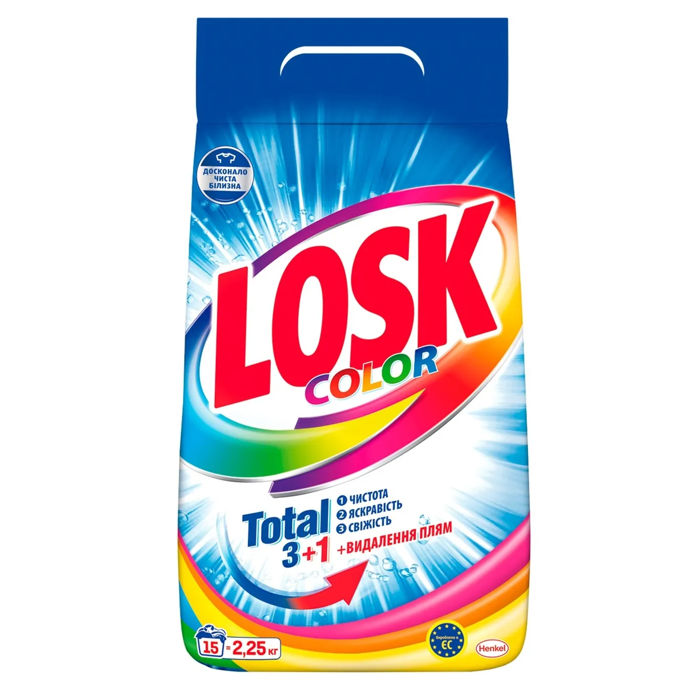 Порошок Losk для прання кольорових речей автомат 15 циклів 2,25 кг