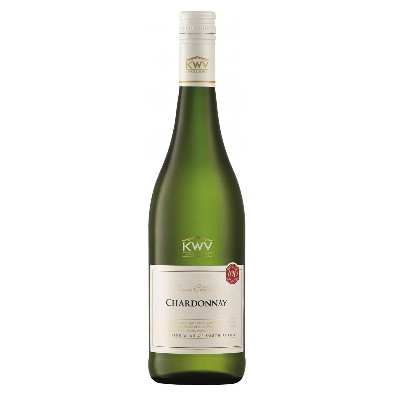 Вино KWV Chardonnay  біле сухе 11-14,5% 0,75л